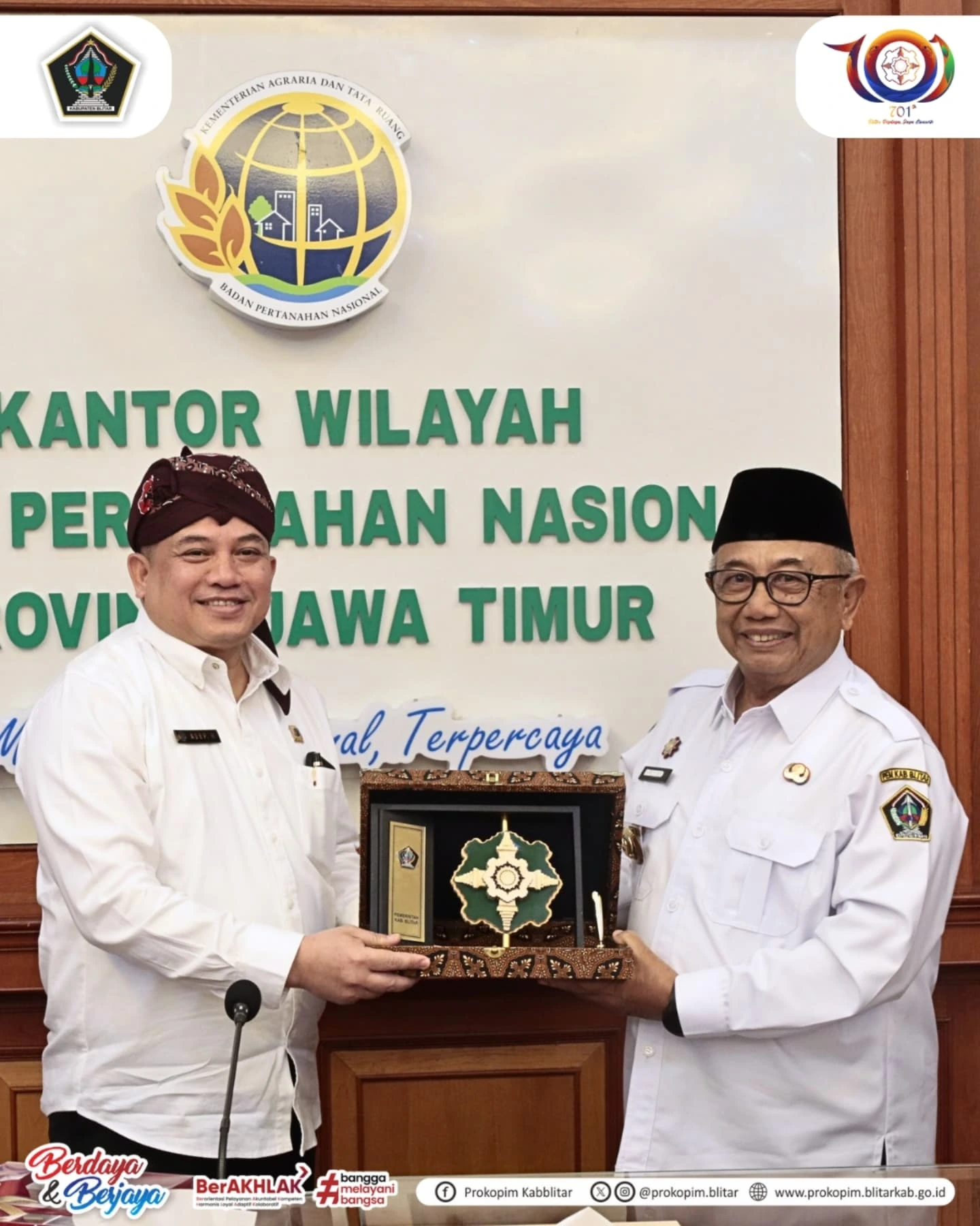 Pertemuan Strategis Bupati Blitar untuk Reforma Agraria