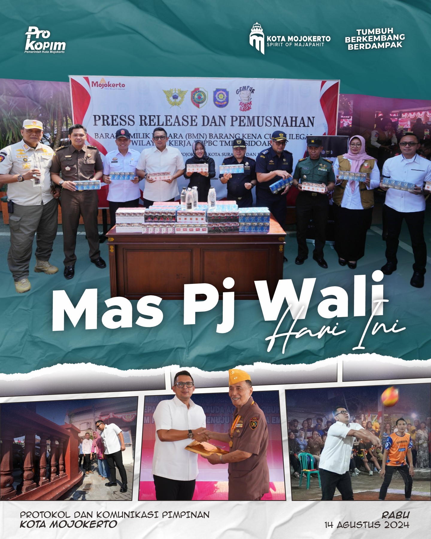 Peringatan Hari Veteran Nasional di Mojokerto