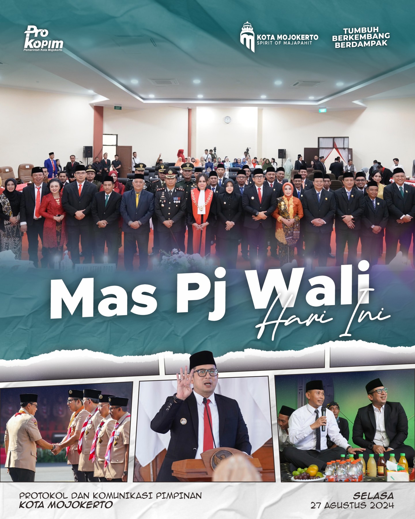 Pelantikan Anggota DPRD Kota Mojokerto Masa Jabatan 2024-2029