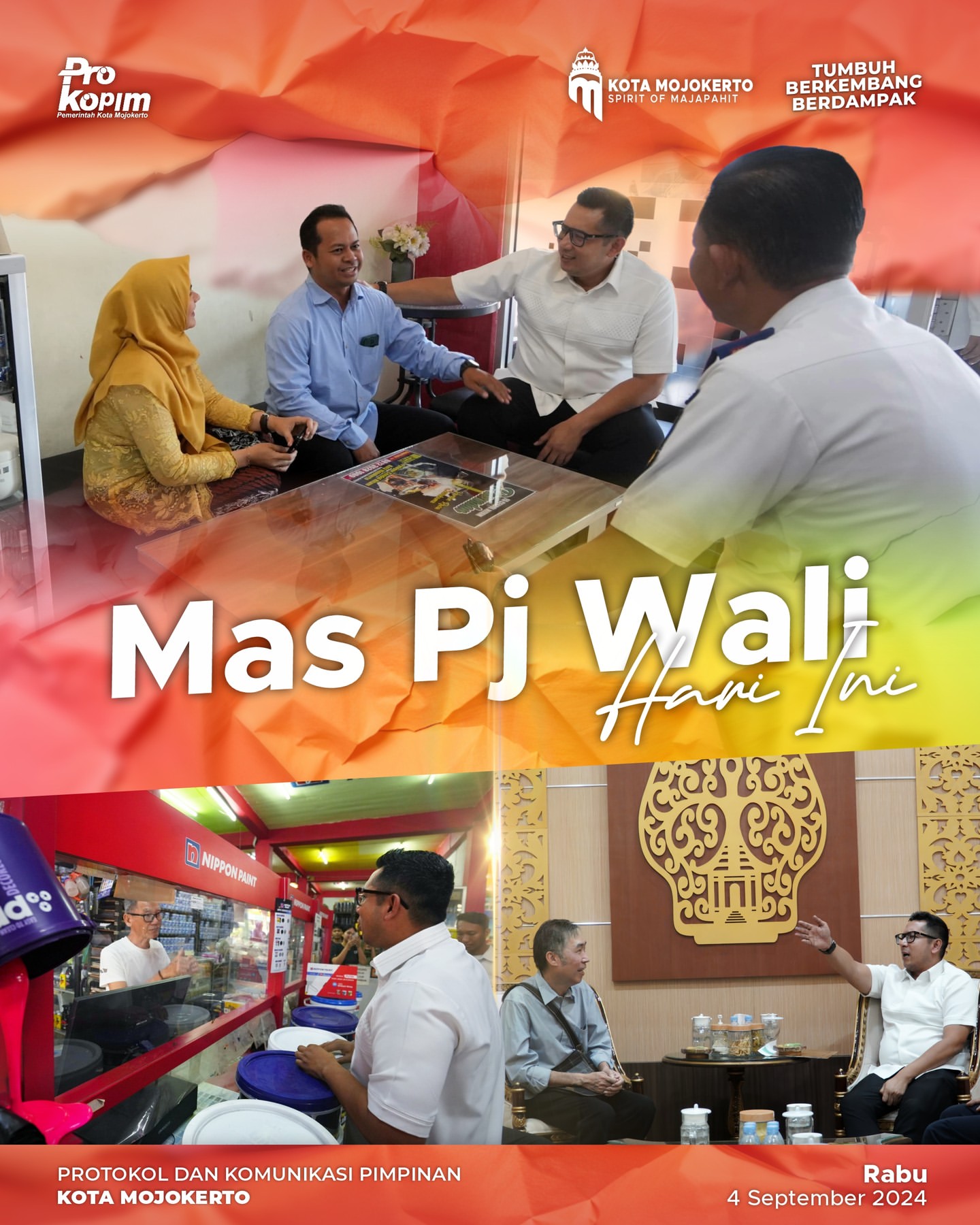 Penjabat Wali Kota Mojokerto Tindak Lanjuti Keluhan Warga