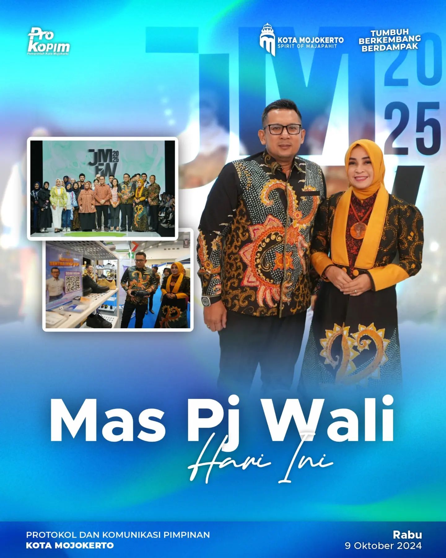 Pj Wali Kota Mojokerto Hadiri Pembukaan Jakarta Muslim Fashion Week 2025