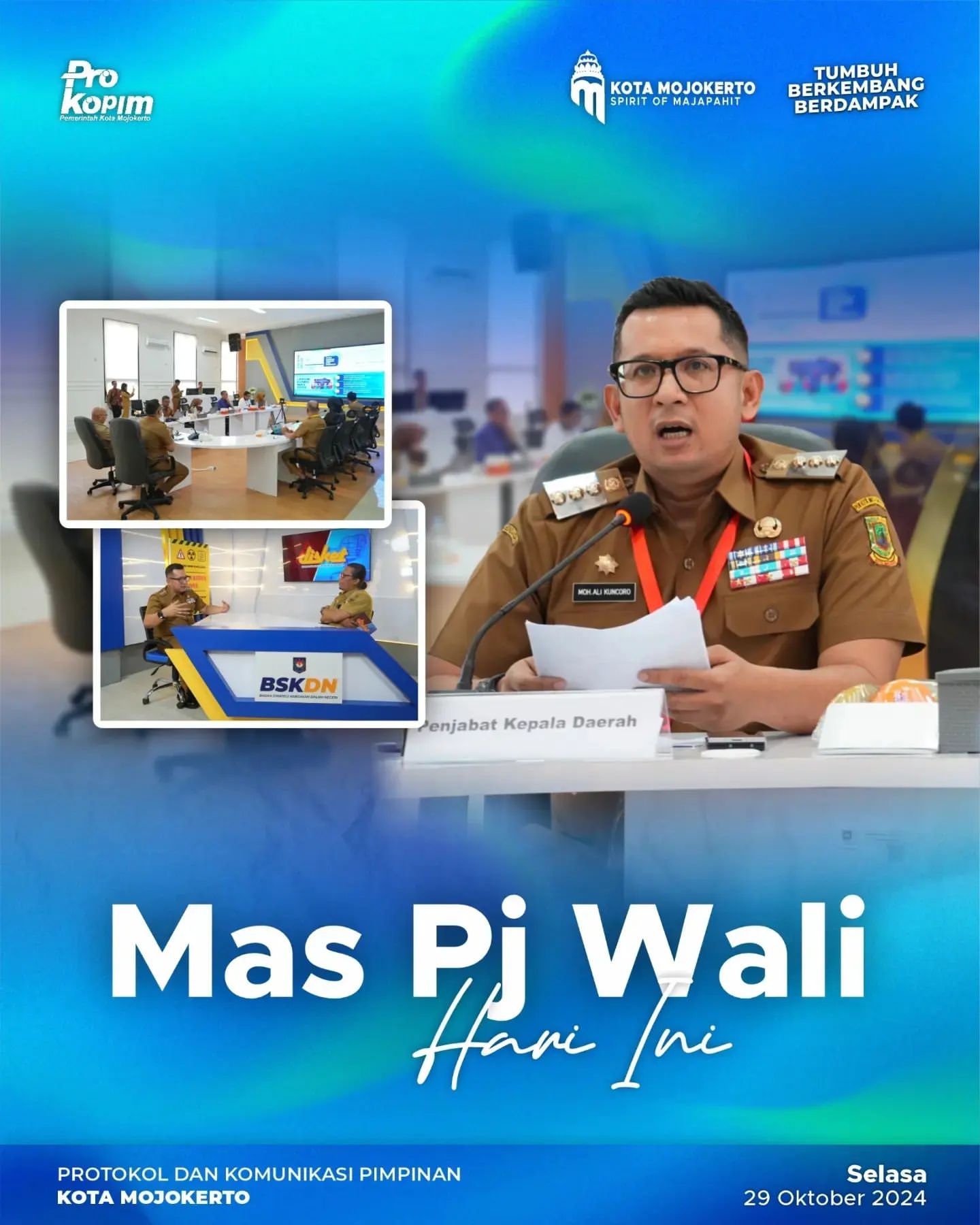 Pj Wali Kota Mojokerto Hadiri Penilaian Pemberian Penghargaan IGA 2024