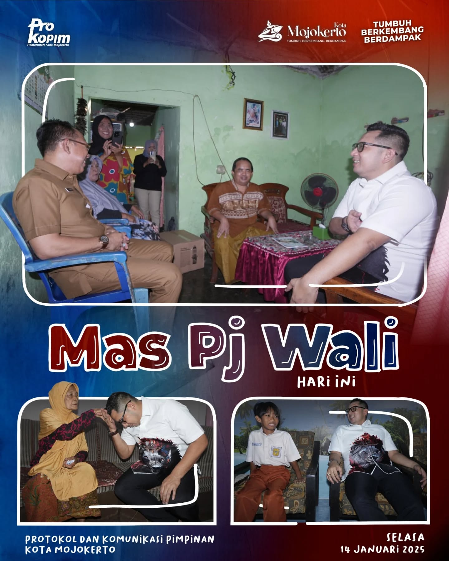 Wali Kota Mojokerto Luncurkan Program Kesejahteraan Warga