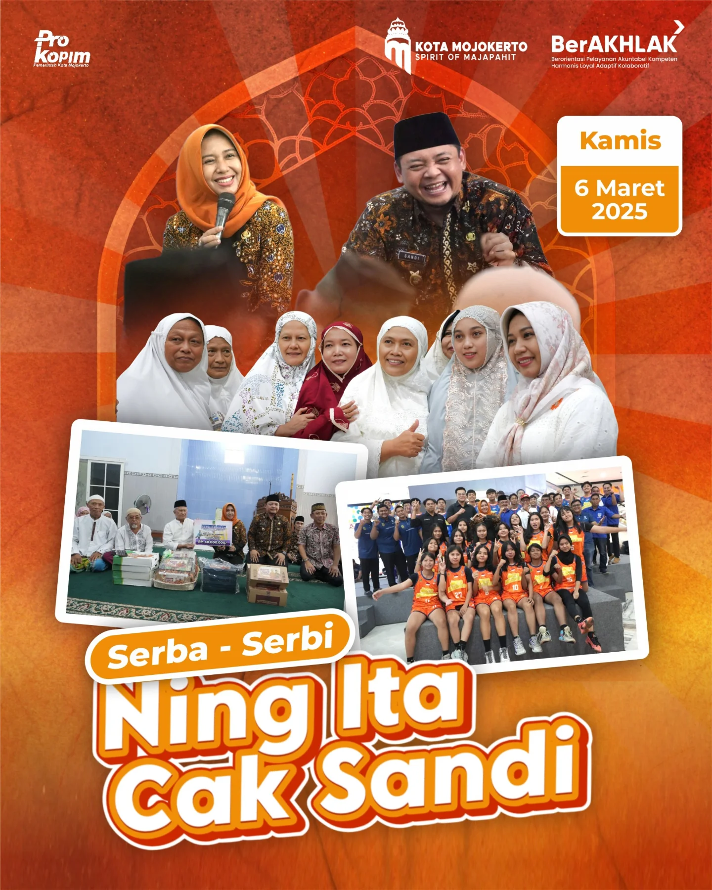 Wali Kota Mojokerto Lakukan Safari Ramadan dan Kenalkan Panca Cita