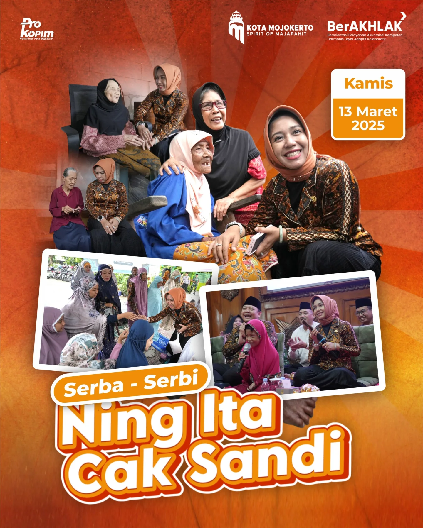 Bantuan untuk Lansia Kurang Mampu di Mojokerto Menjelang Idul Fitri
