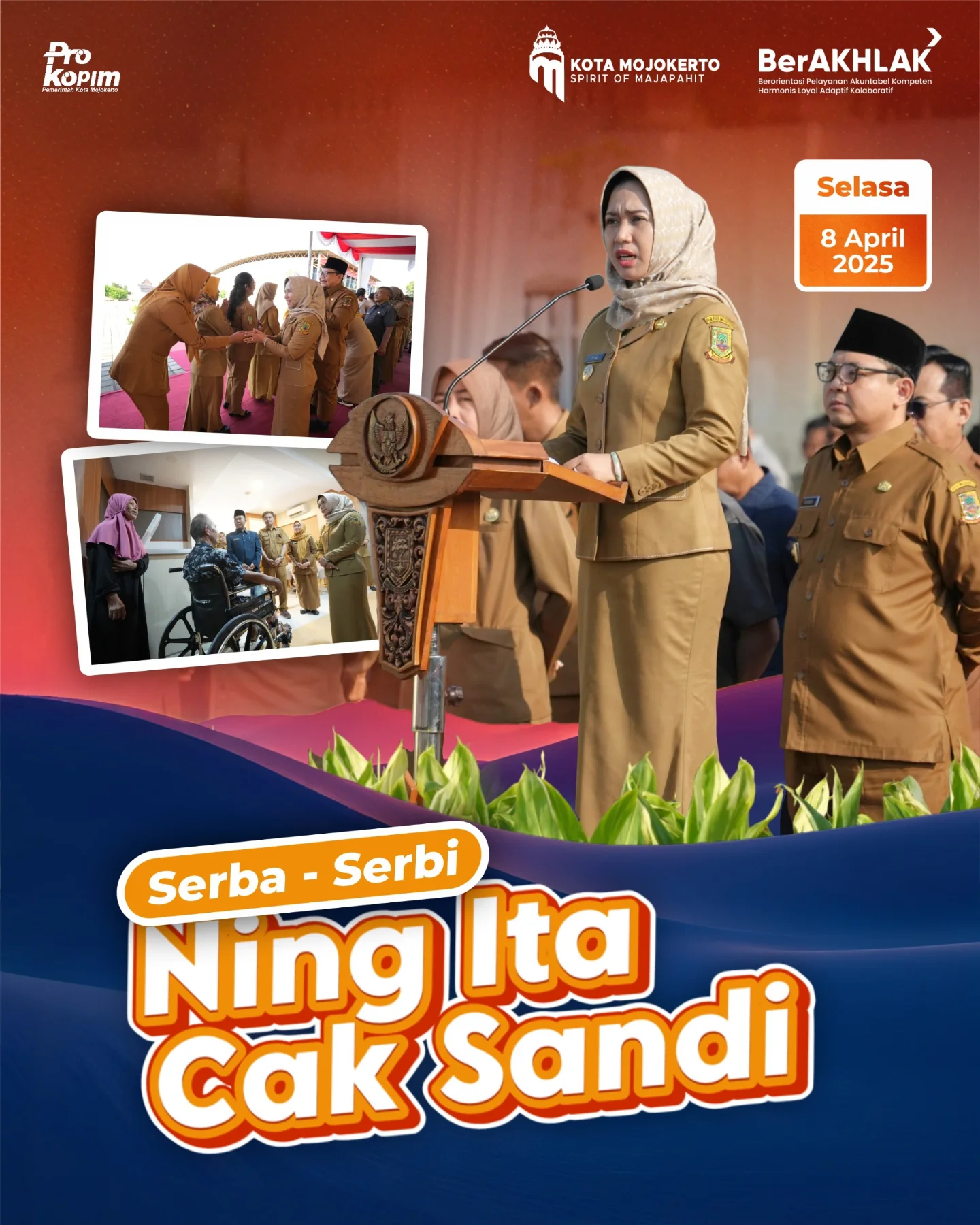 Apel Pagi Bersama dan Halal Bi Halal di Mojokerto