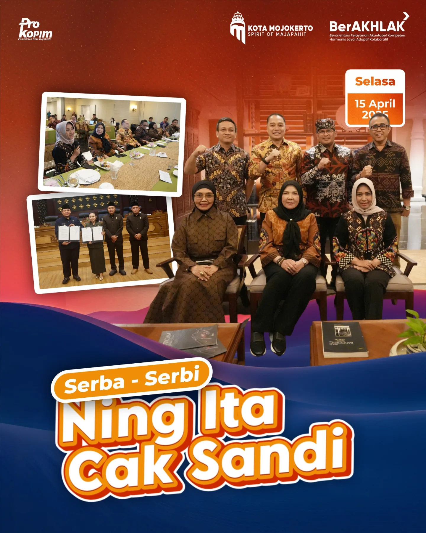 Wali Kota Mojokerto Hadiri Rapat Gabungan APEKSI di Bandung