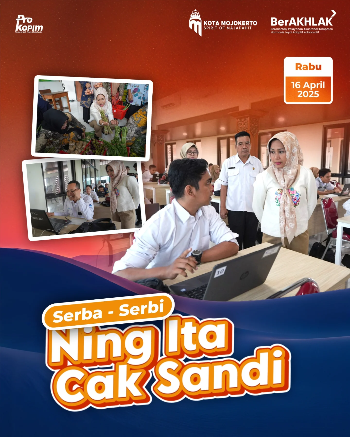 Wali Kota Mojokerto Tinjau Simulasi CAT BKN untuk Tenaga Non ASN