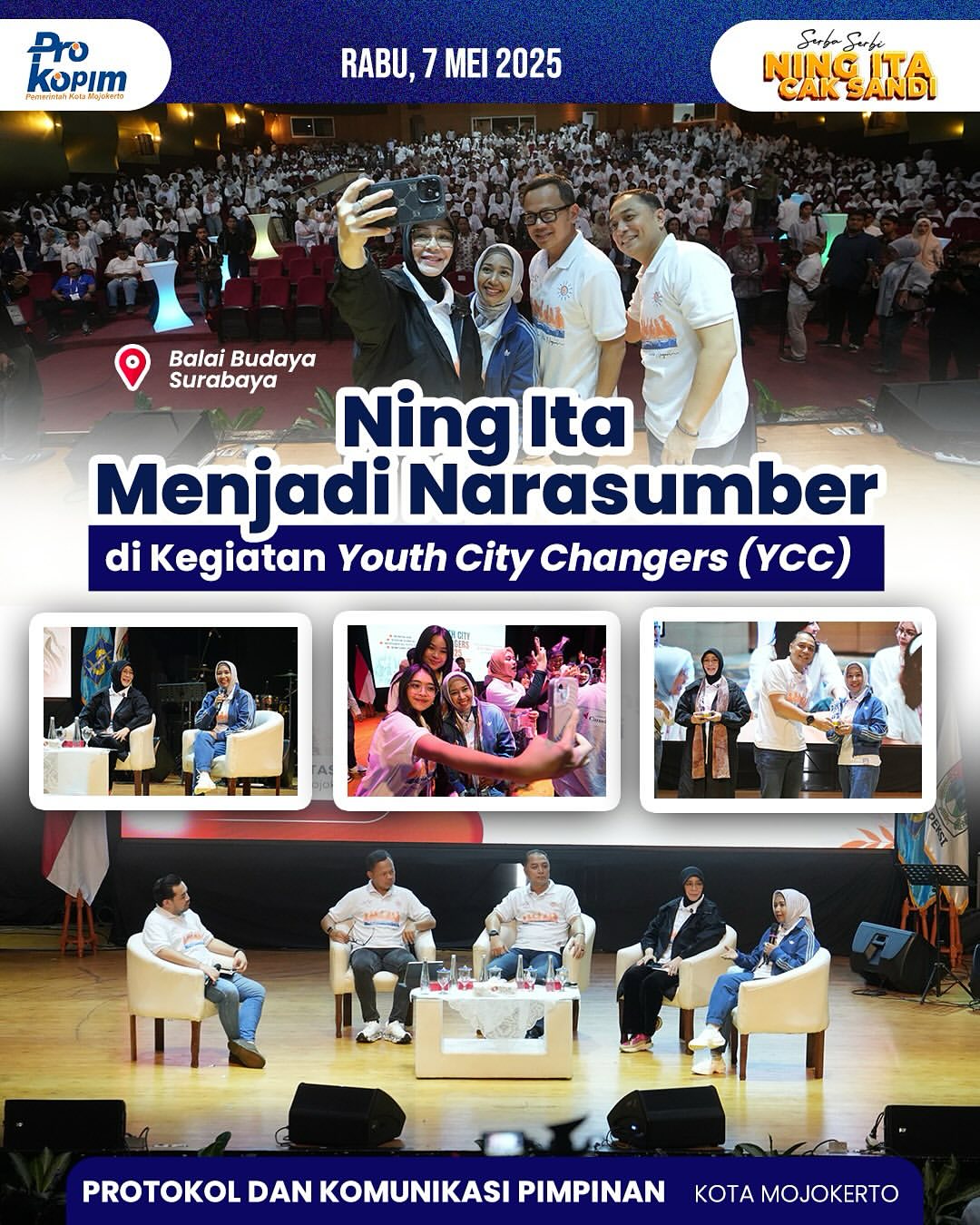 Wali Kota Mojokerto Hadir sebagai Narasumber dalam Munas APEKSI 2025