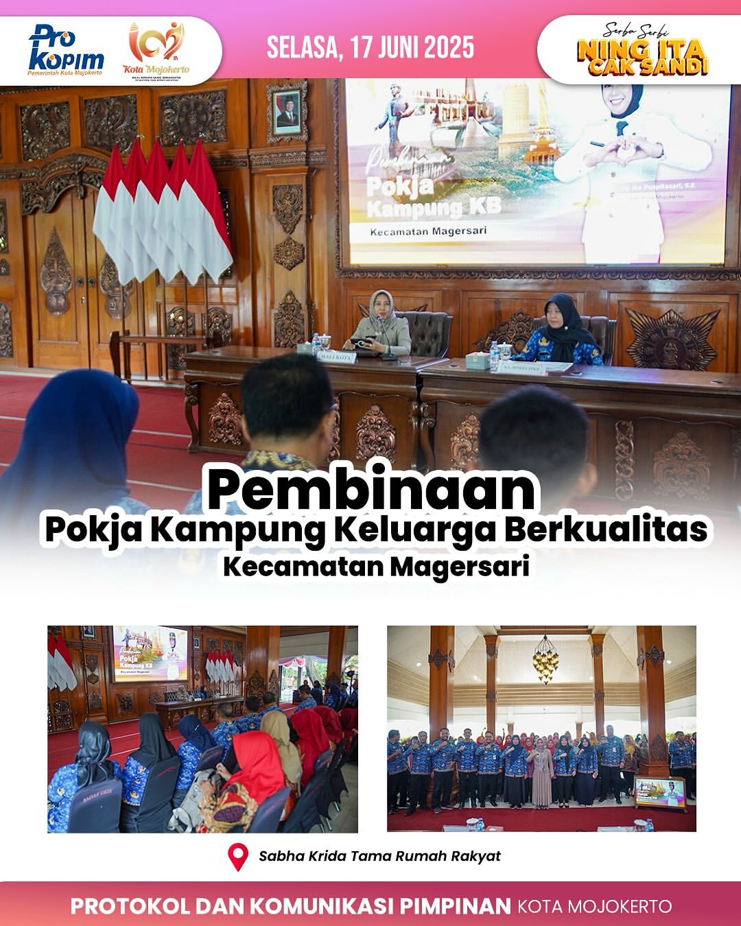 Kegiatan Wali Kota dan Wakil Wali Kota Mojokerto pada 17 Juni 2025