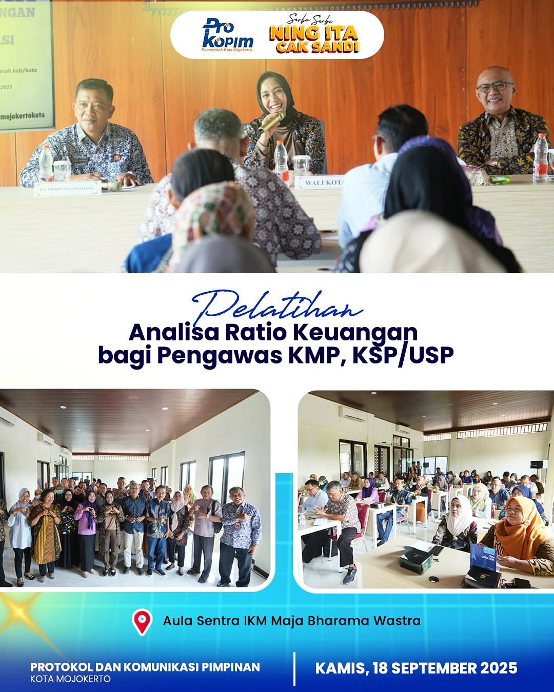 Wali Kota Mojokerto Hadiri Pelatihan Keuangan dan Tunggu Ujian Kenaikan Pangkat ASN