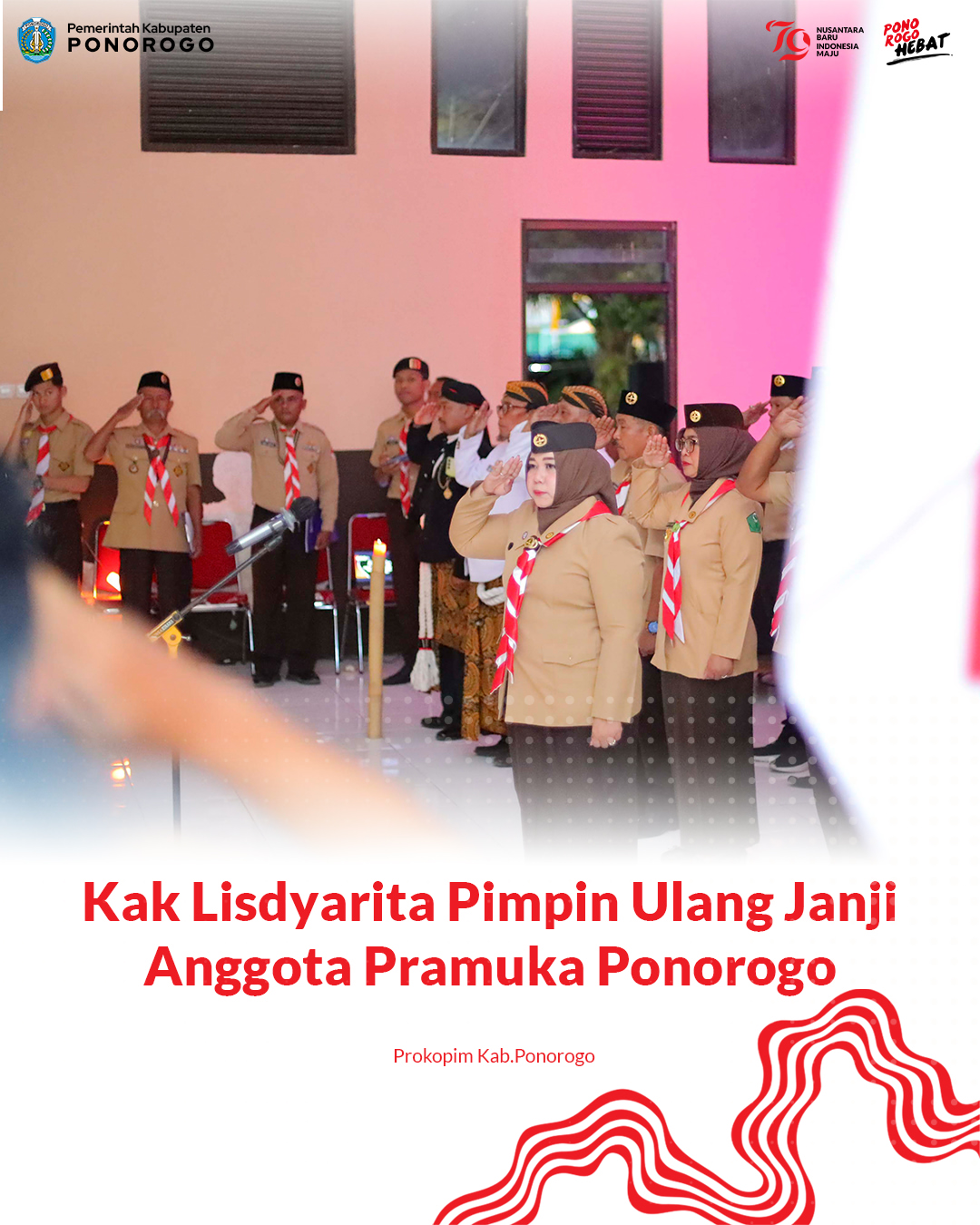 Hari Pramuka 2024: Ulang Janji di Ponorogo