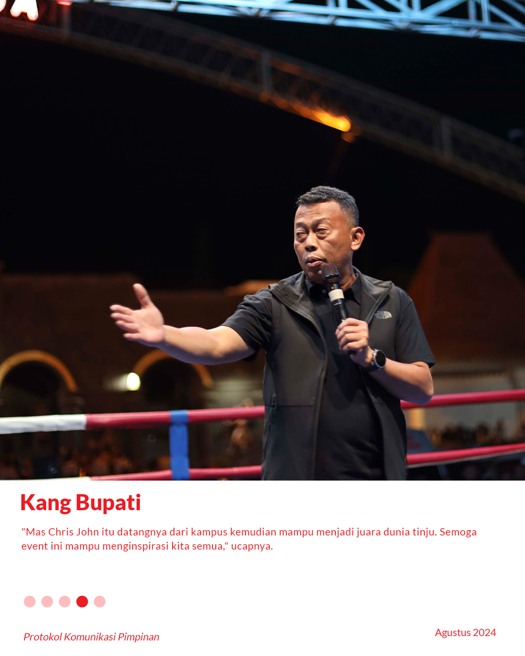 Alun-Alun Ponorogo Menjadi Arena Pertarungan Tinju Terbesar