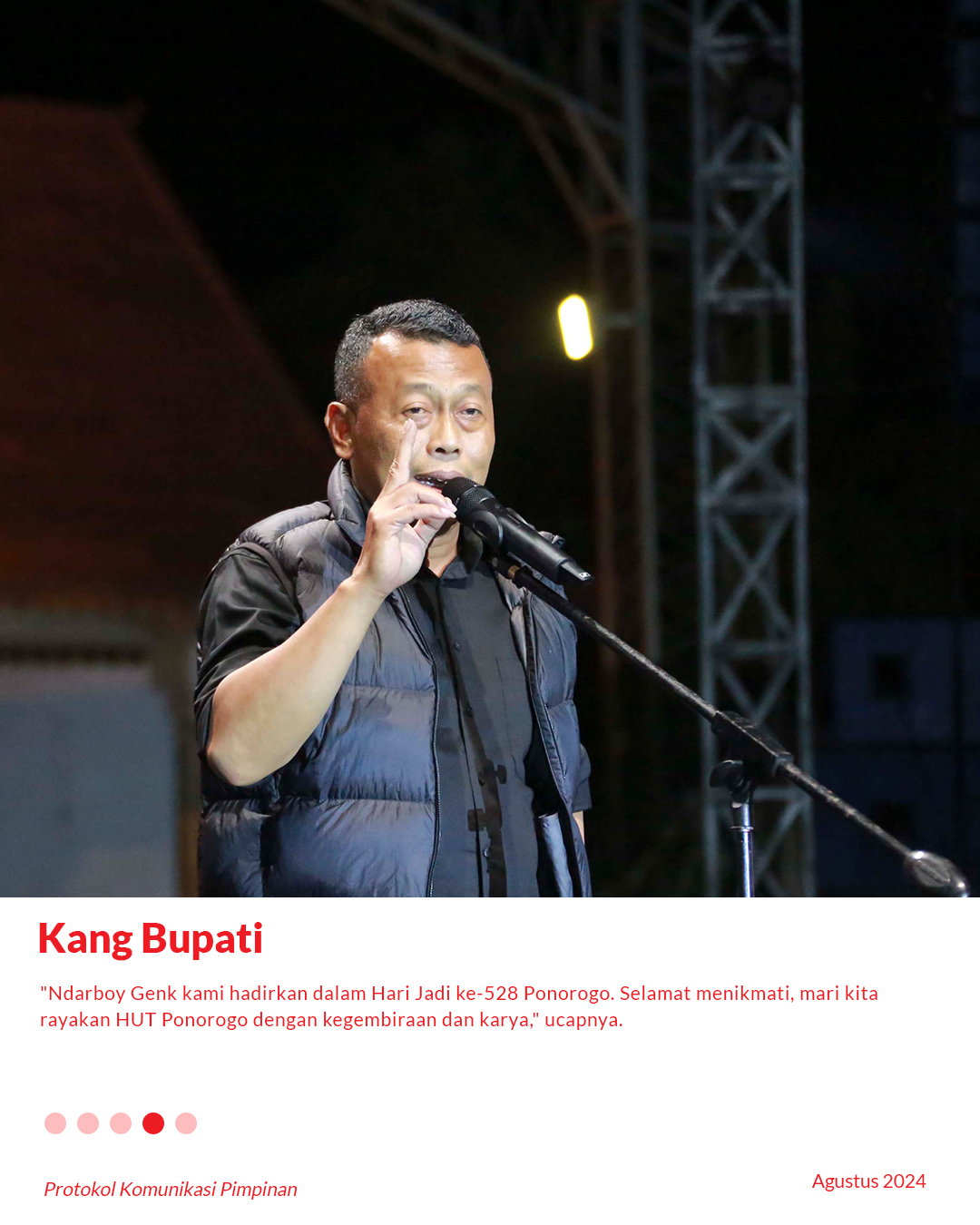 Ndarboy Genk Meriahkan Hari Jadi ke-528 Kabupaten Ponorogo
