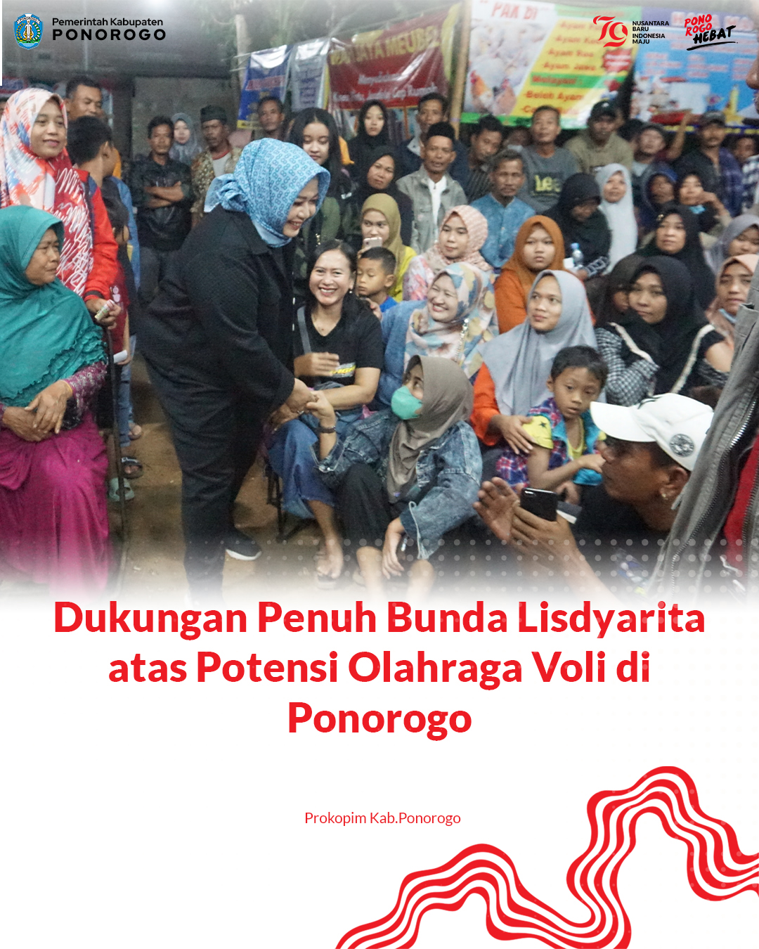 Turnamen Bola Voli di Ponorogo Menarik Perhatian dan Dukungan