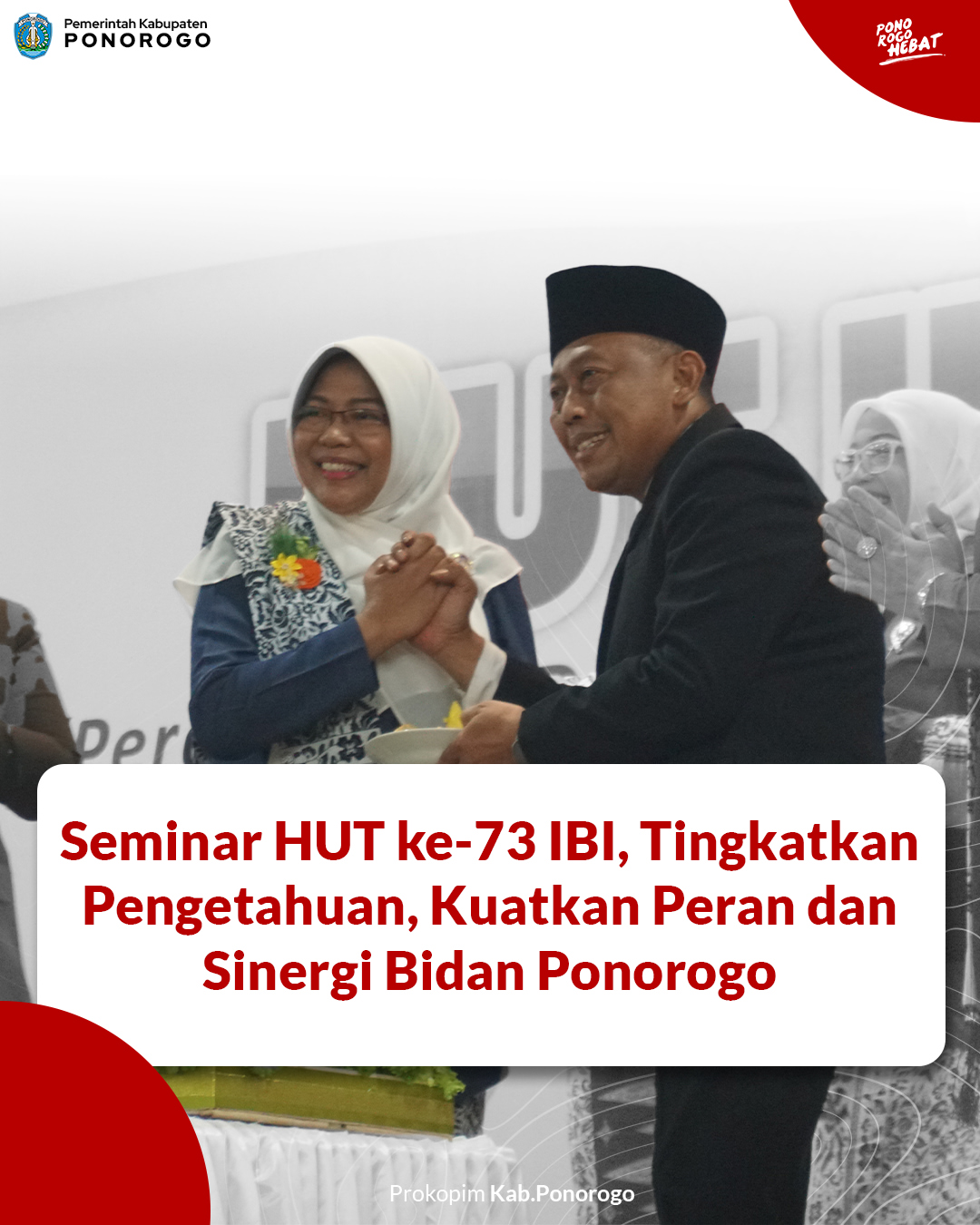 Peran Strategis Bidan dalam Menjaga Kesehatan Ibu dan Bayi Ditekankan dalam Seminar di Ponorogo