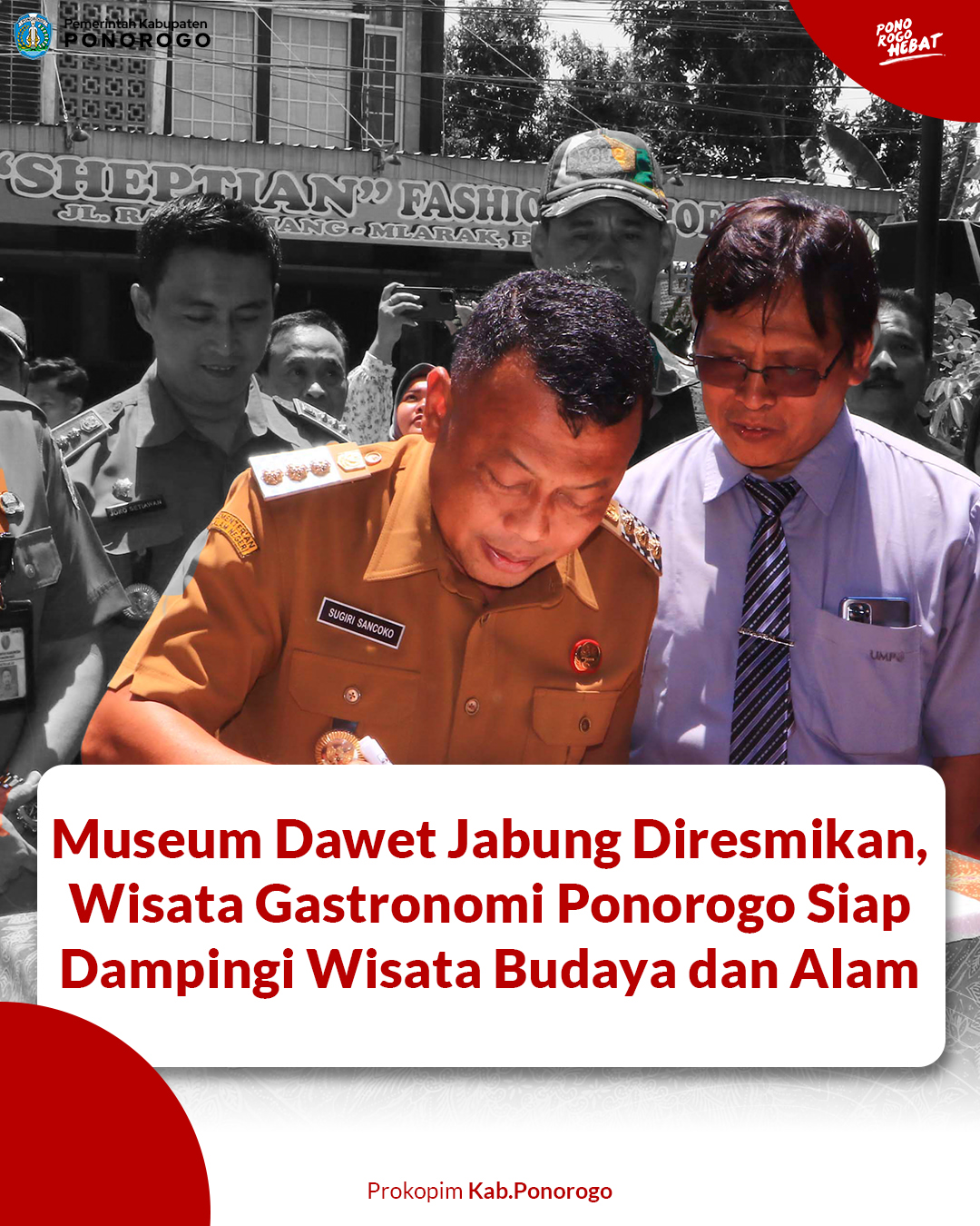 Ponorogo Resmikan Eduwisata Museum Dawet Jabung untuk Kenalkan Kuliner Khas