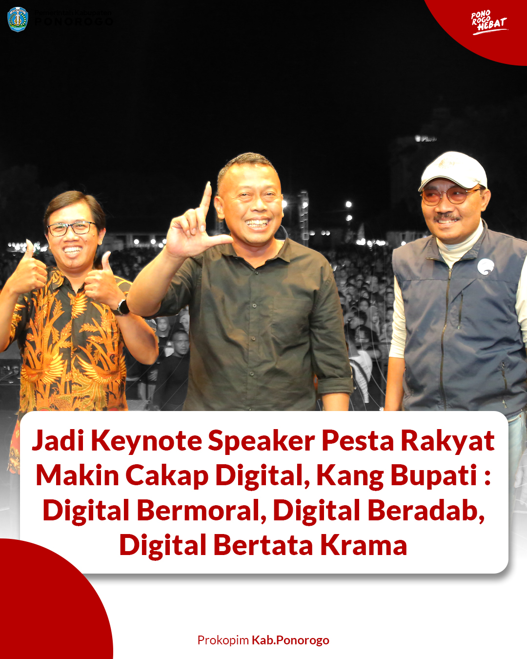 Pesta Rakyat Makin Cakap Digital: Edukasi Berinternet Aman di Ponorogo