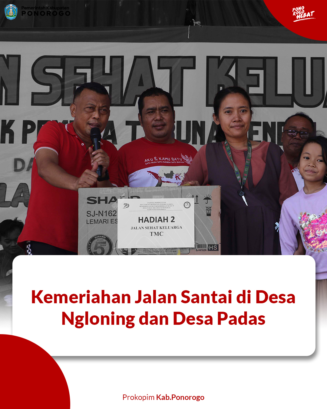 Antusiasme Masyarakat Ponorogo dalam Memeriahkan HUT RI ke-79