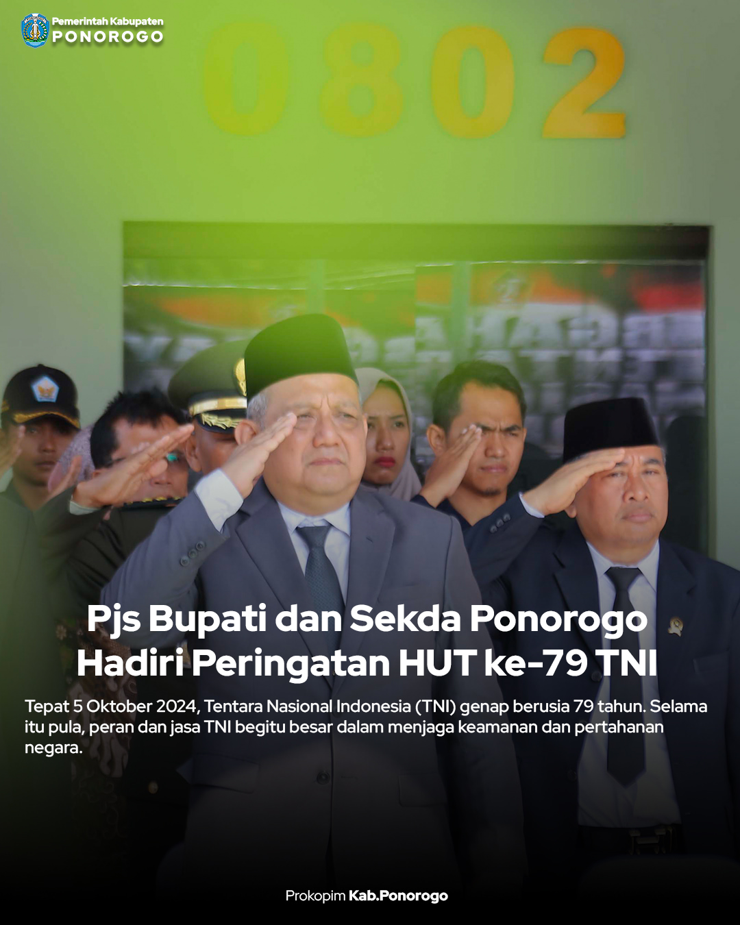 Perayaan HUT TNI ke-79 di Ponorogo