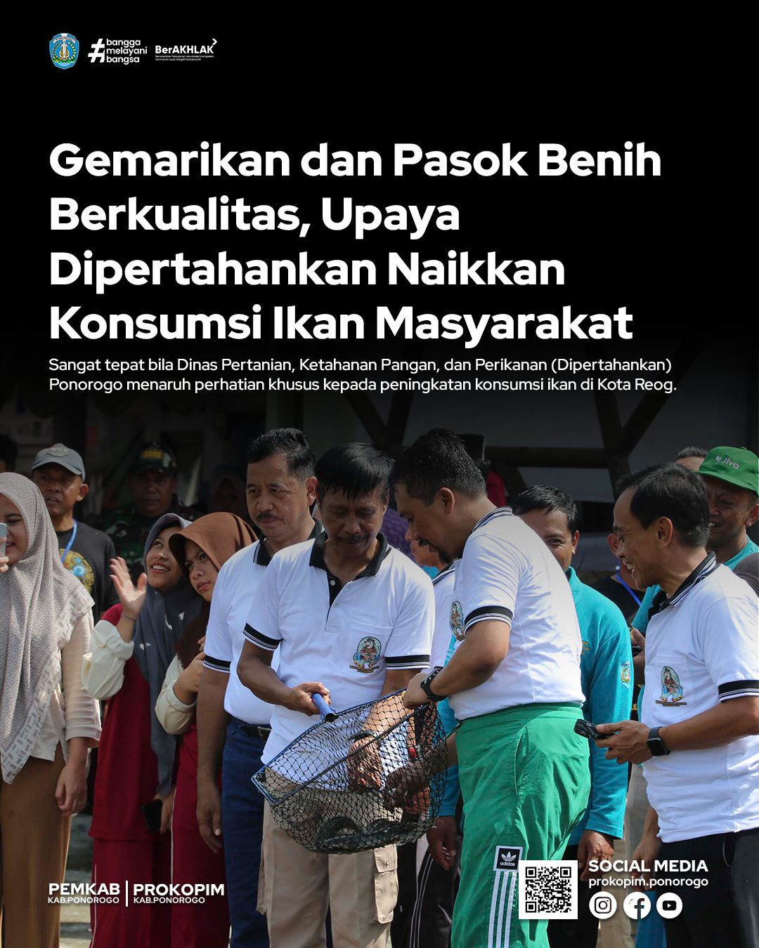 Peningkatan Konsumsi Ikan di Ponorogo Didorong oleh Peringatan Hari Ikan Nasional