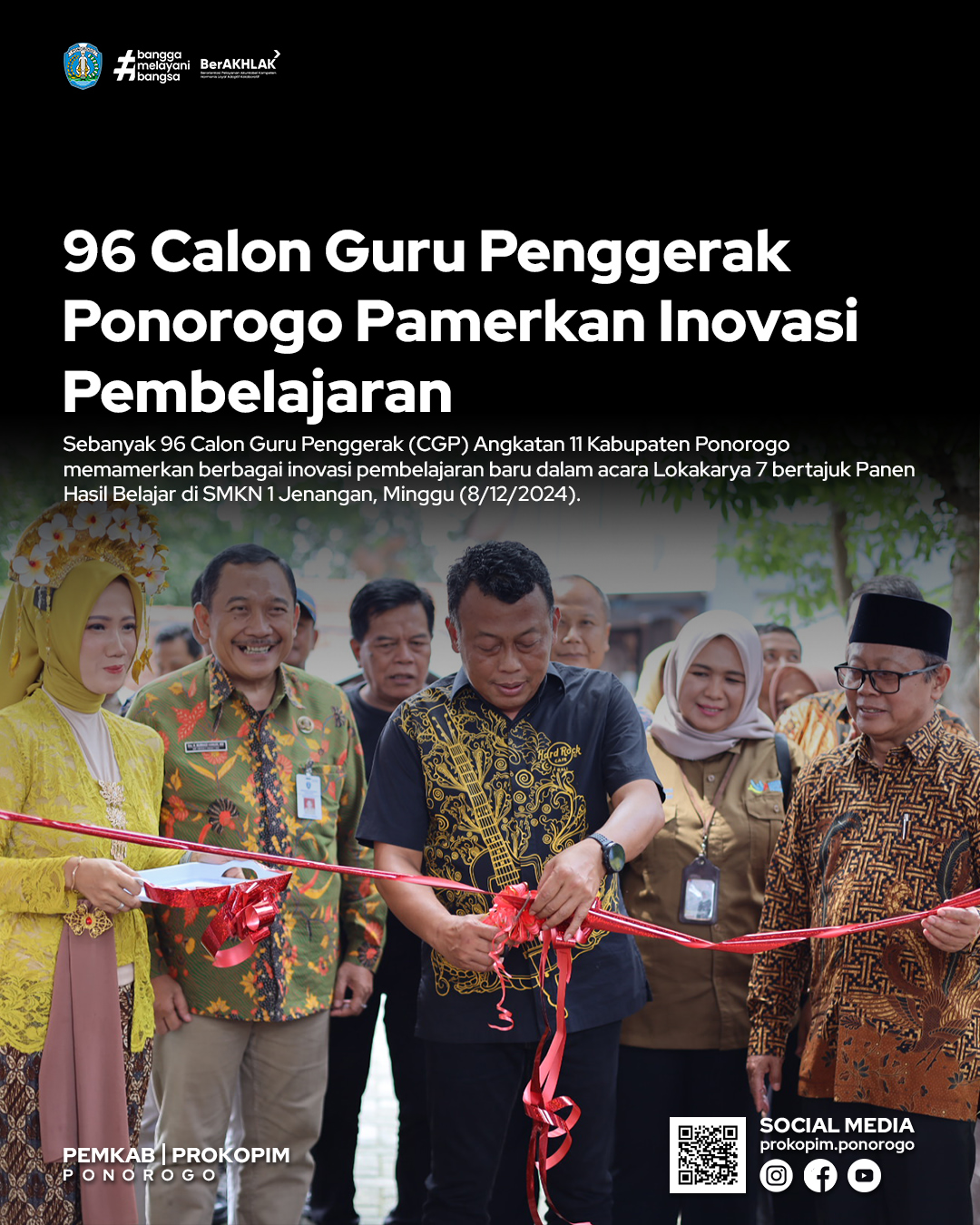 Inovasi Pembelajaran Calon Guru Penggerak Dipamerkan di Ponorogo