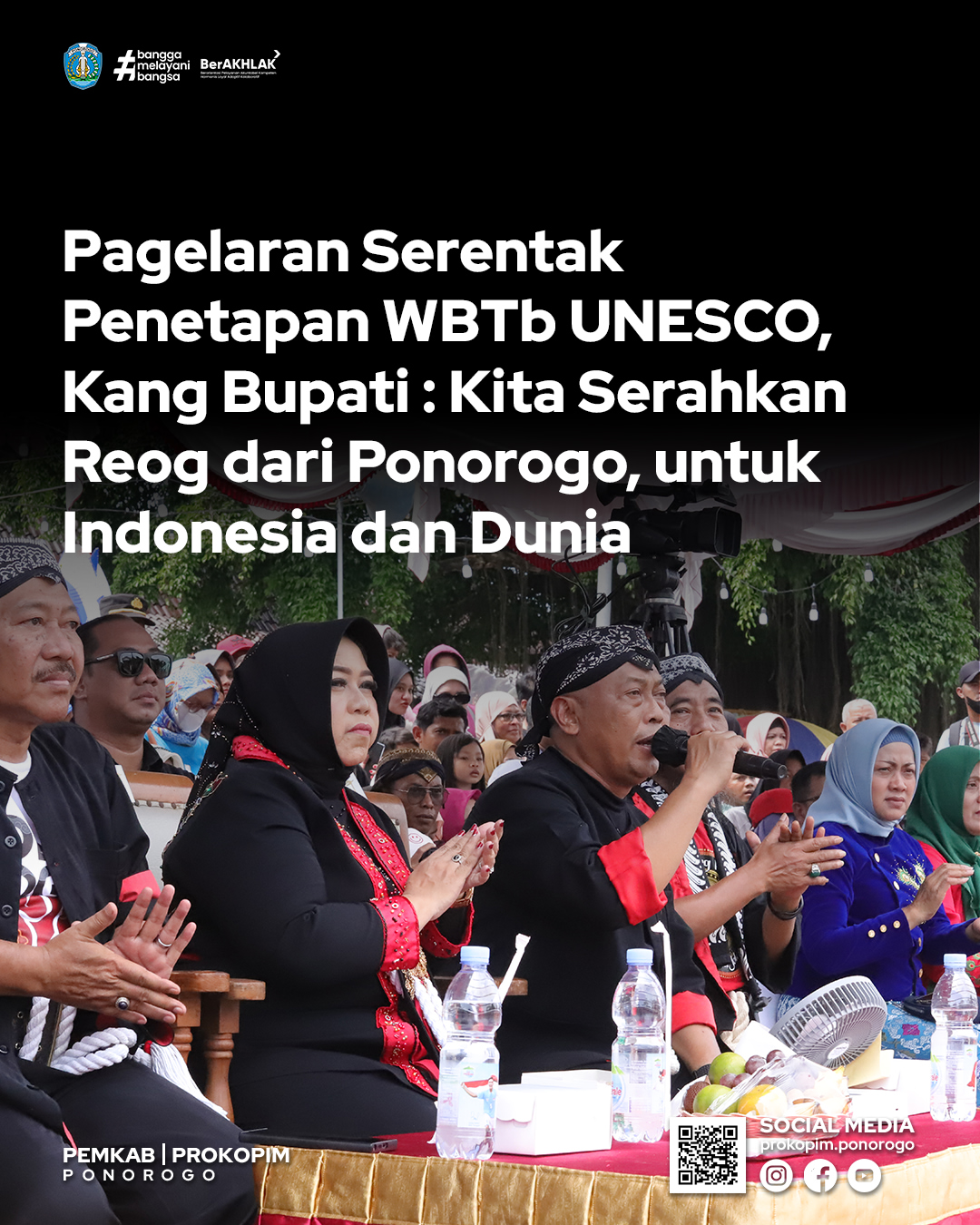 Reog Resmi Menjadi Warisan Budaya Tak Benda Dunia