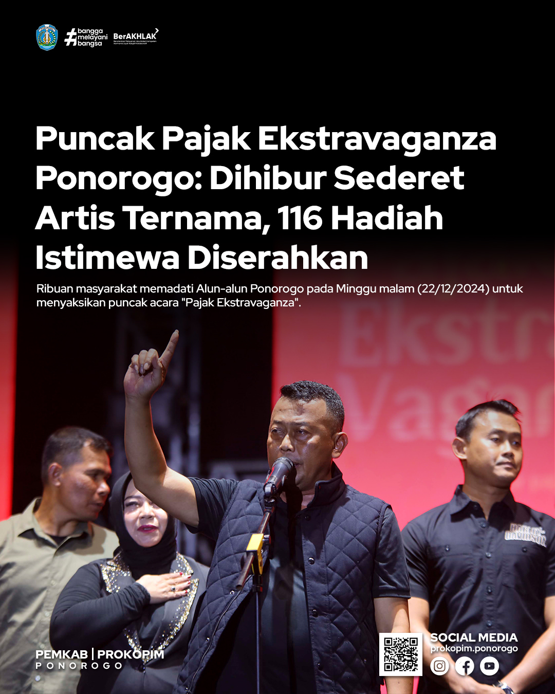 Puncak Acara "Pajak Ekstravaganza" Memukau Masyarakat Ponorogo