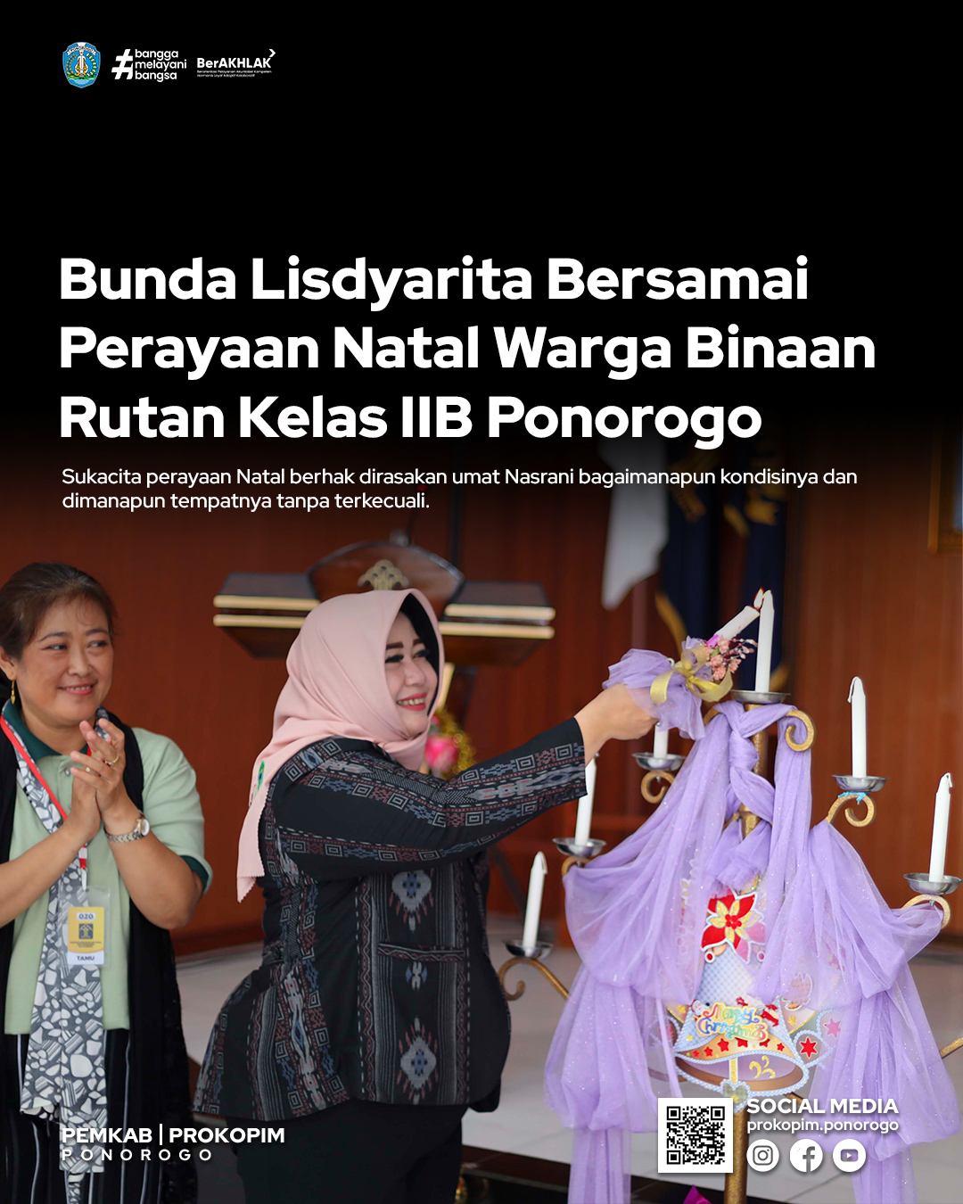 Perayaan Natal di Rutan Kelas II B Ponorogo: Harapan untuk Kebangkitan