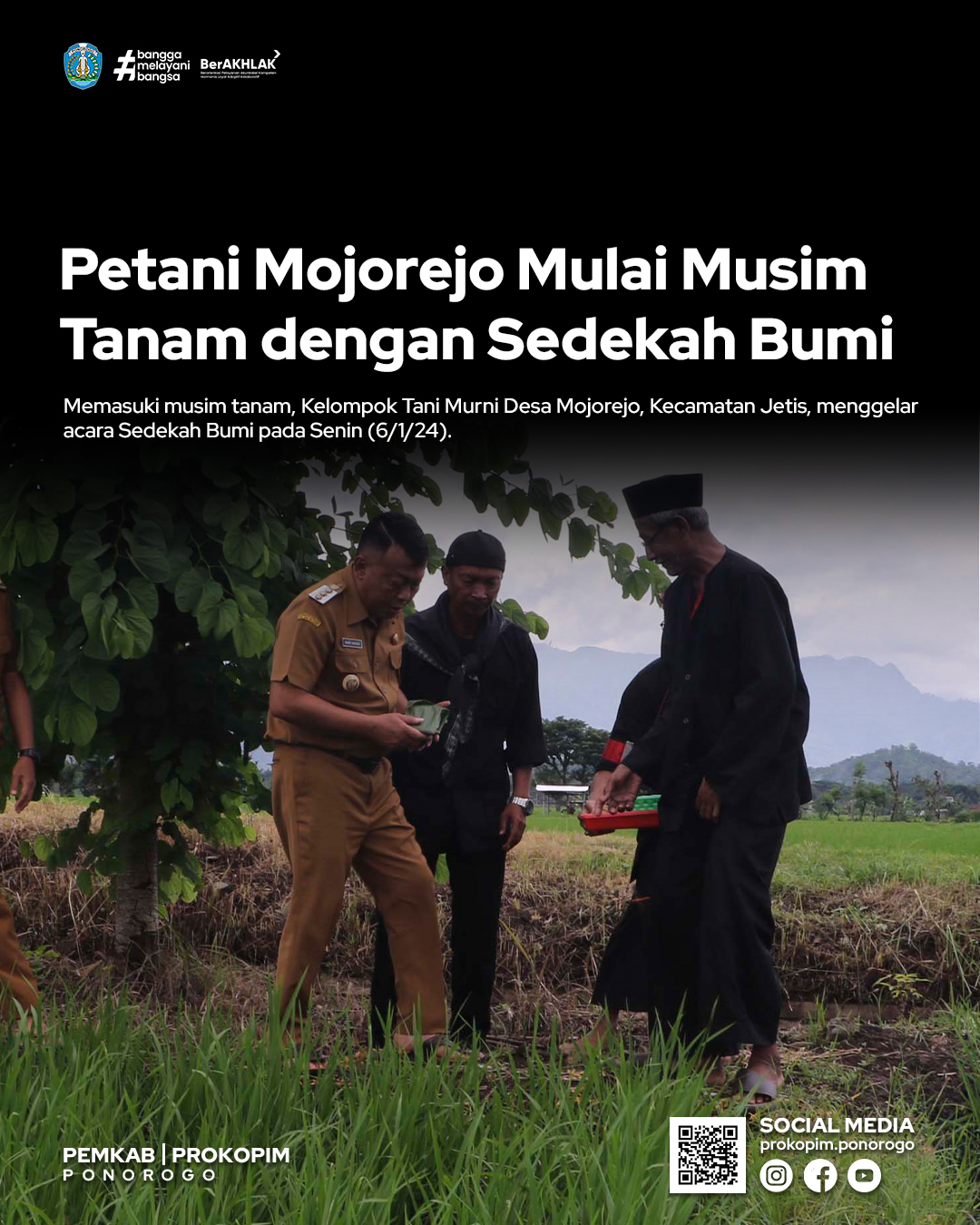 Tradisi Sedekah Bumi Di Desa Mojorejo Sambut Musim Tanam