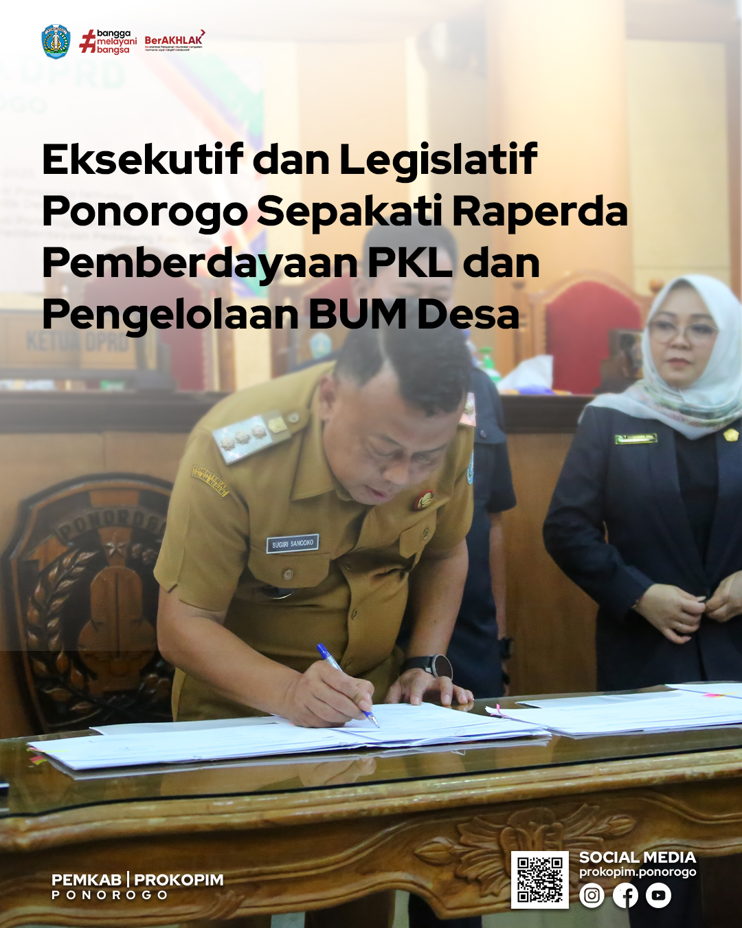 Pemerintah Kabupaten Ponorogo Siapkan Peraturan Daerah Baru di Tahun 2025