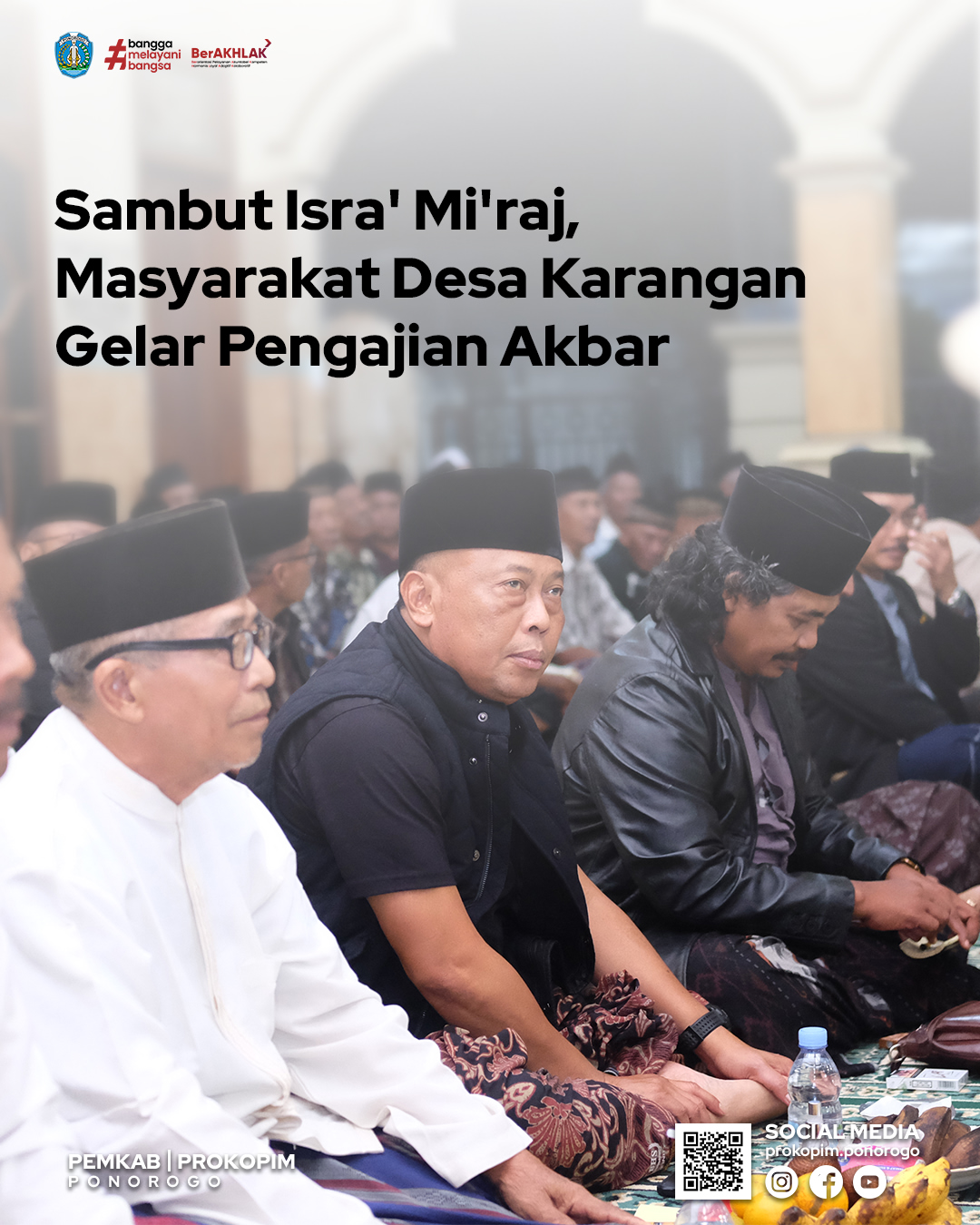 Peringatan Isra' Mi'raj di Ponorogo Dihadiri Bupati dan Masyarakat