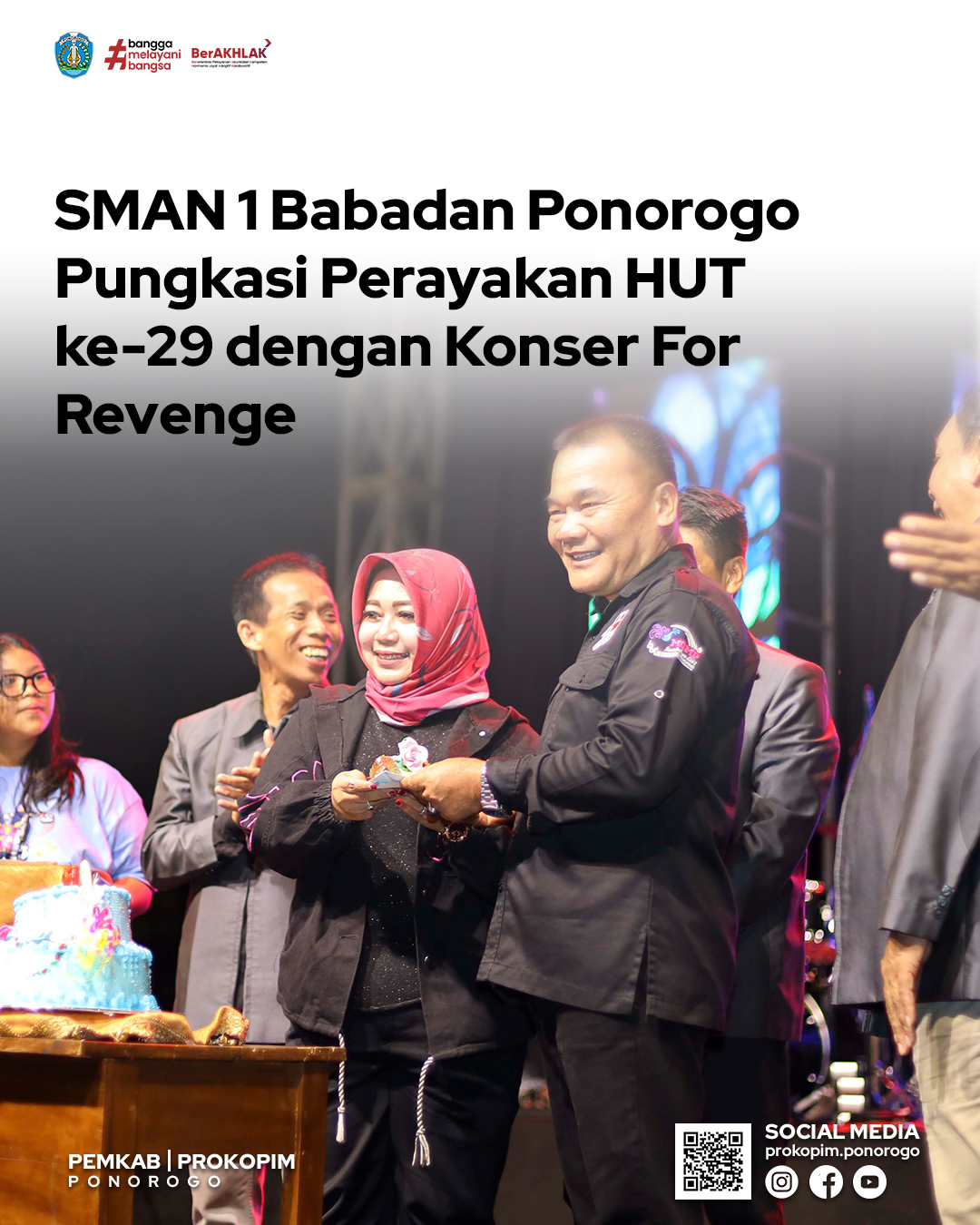 Peringatan HUT ke-29 SMAN 1 Babadan Berlangsung Meriah dan Berhasil