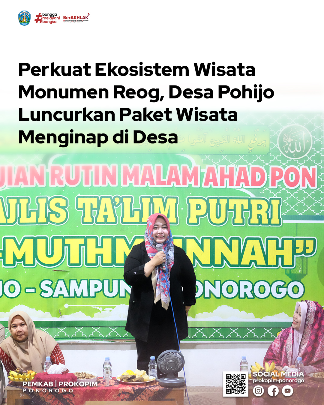 Desa Pohijo Siap Menjadi Wisata Penyangga Monumen Reog