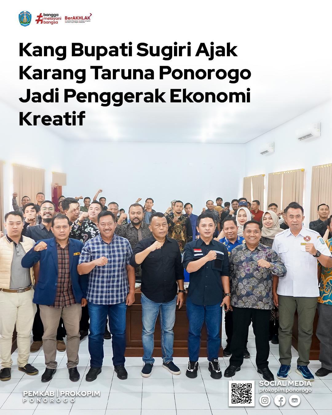 Kepengurusan Karang Taruna Ponorogo Bangkit Kembali Melalui Temu Karya