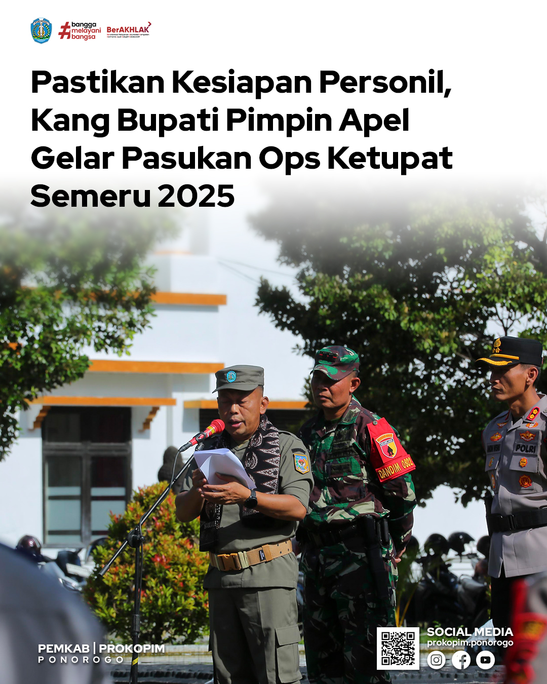 Pengamanan Mudik Idulfitri 2025 di Ponorogo Disiapkan