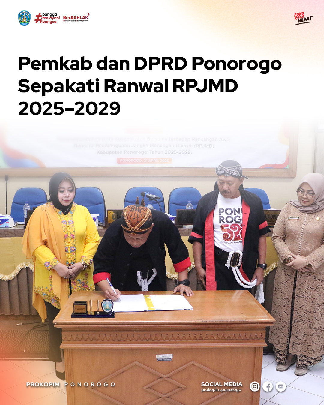Pemerintah Ponorogo Setujui Rencana Pembangunan Jangka Menengah 2025-2029