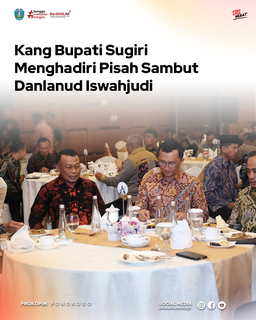 Pisah Sambut Komandan Lanud Iswahjudi di Madiun