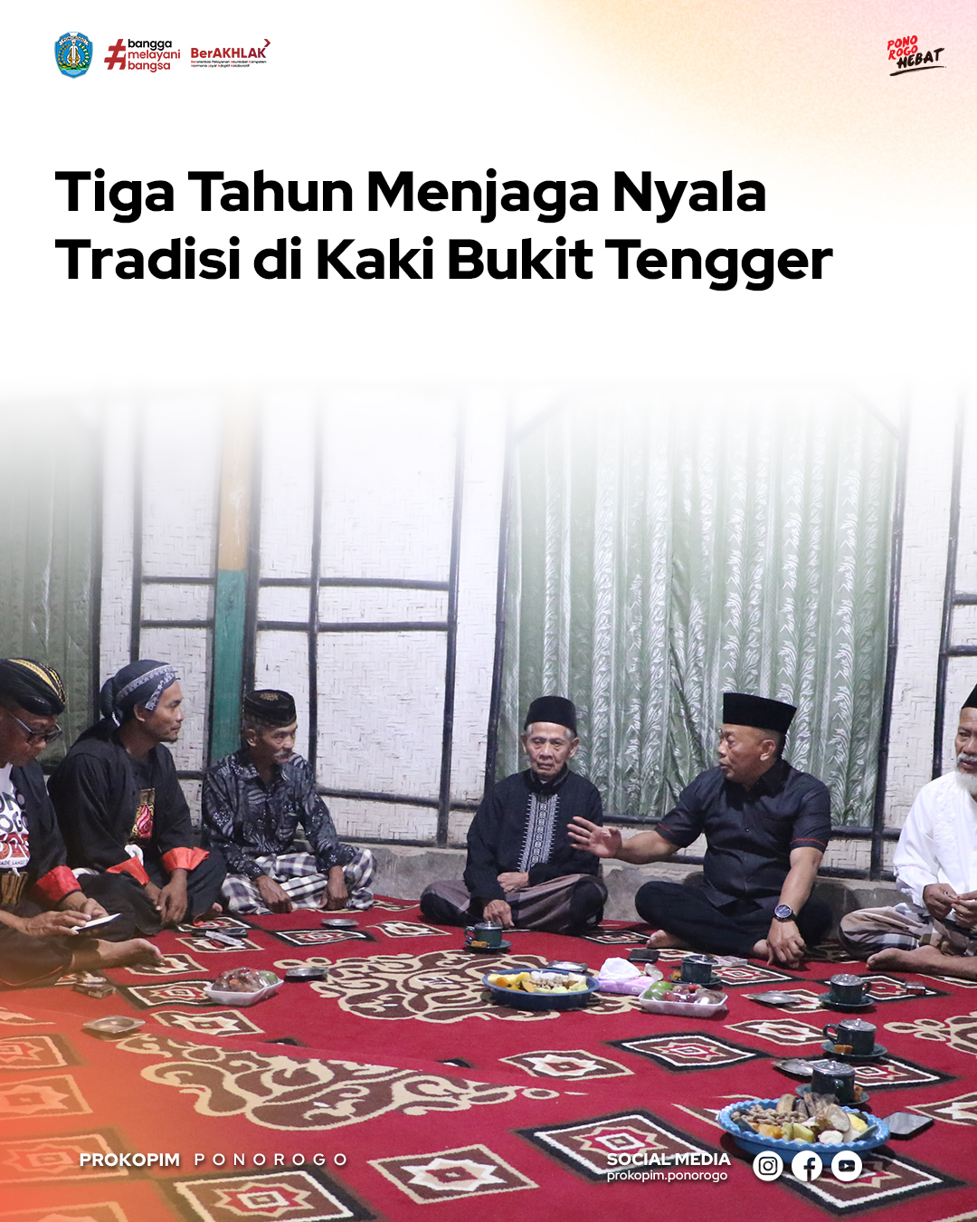 Kegiatan Kirab Sedekah Bumi dan Ziarah Leluhur di Desa Bancangan