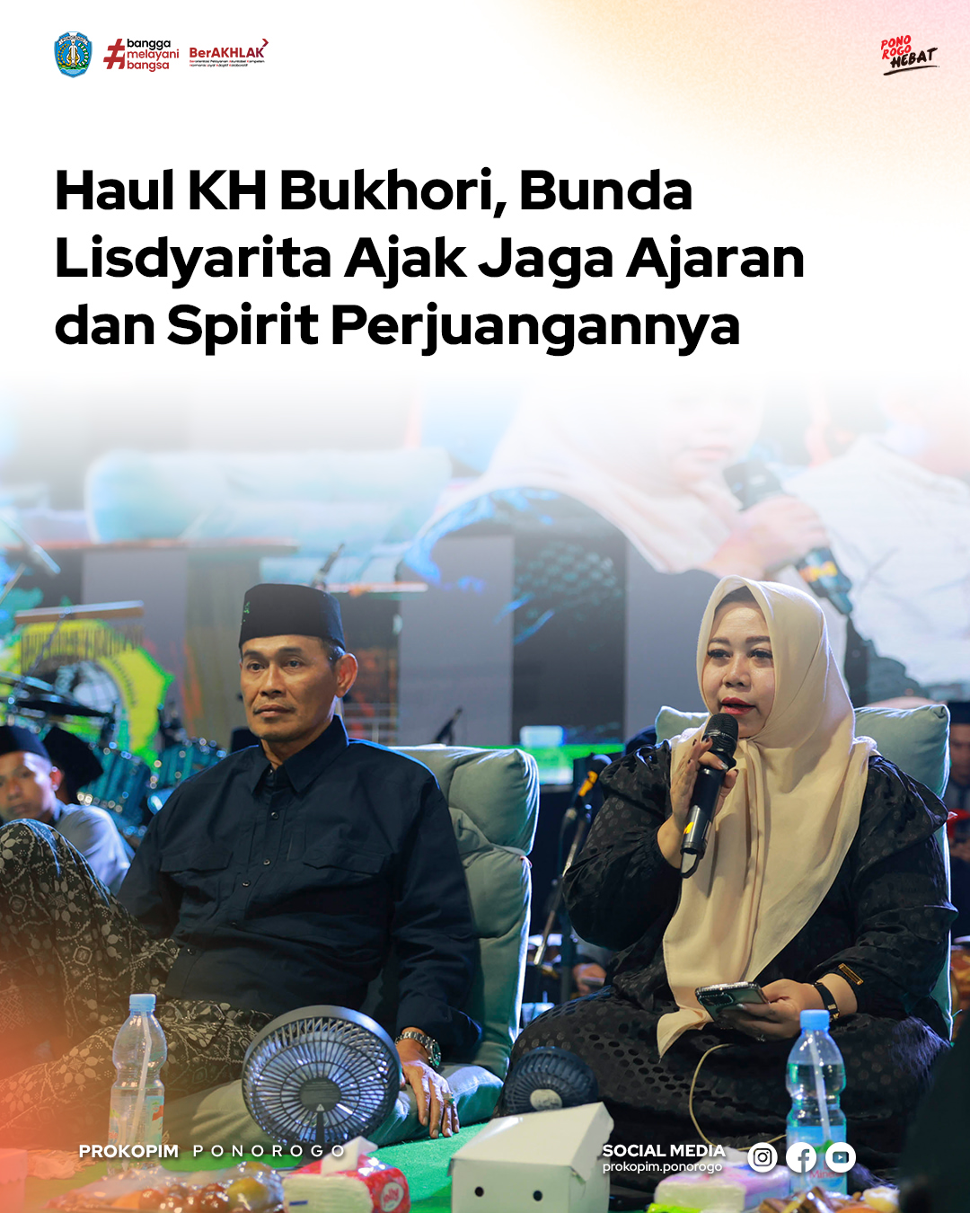 Ribuan Jamaah Meriahkan Haul KH Bukhori di Ponpes Al Bukhori