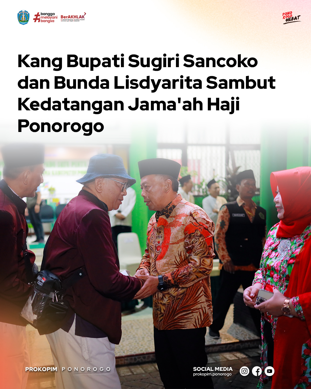 Jamaah Haji Kabupaten Ponorogo Kembali ke Tanah Air