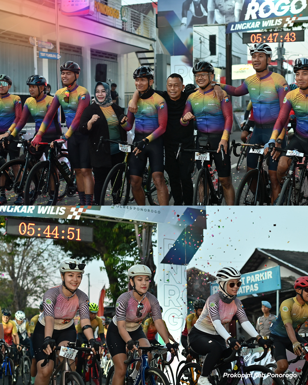 Gowes "Ponorogo Lingkar Wilis" Meriahkan Hari Bhayangkara ke-79