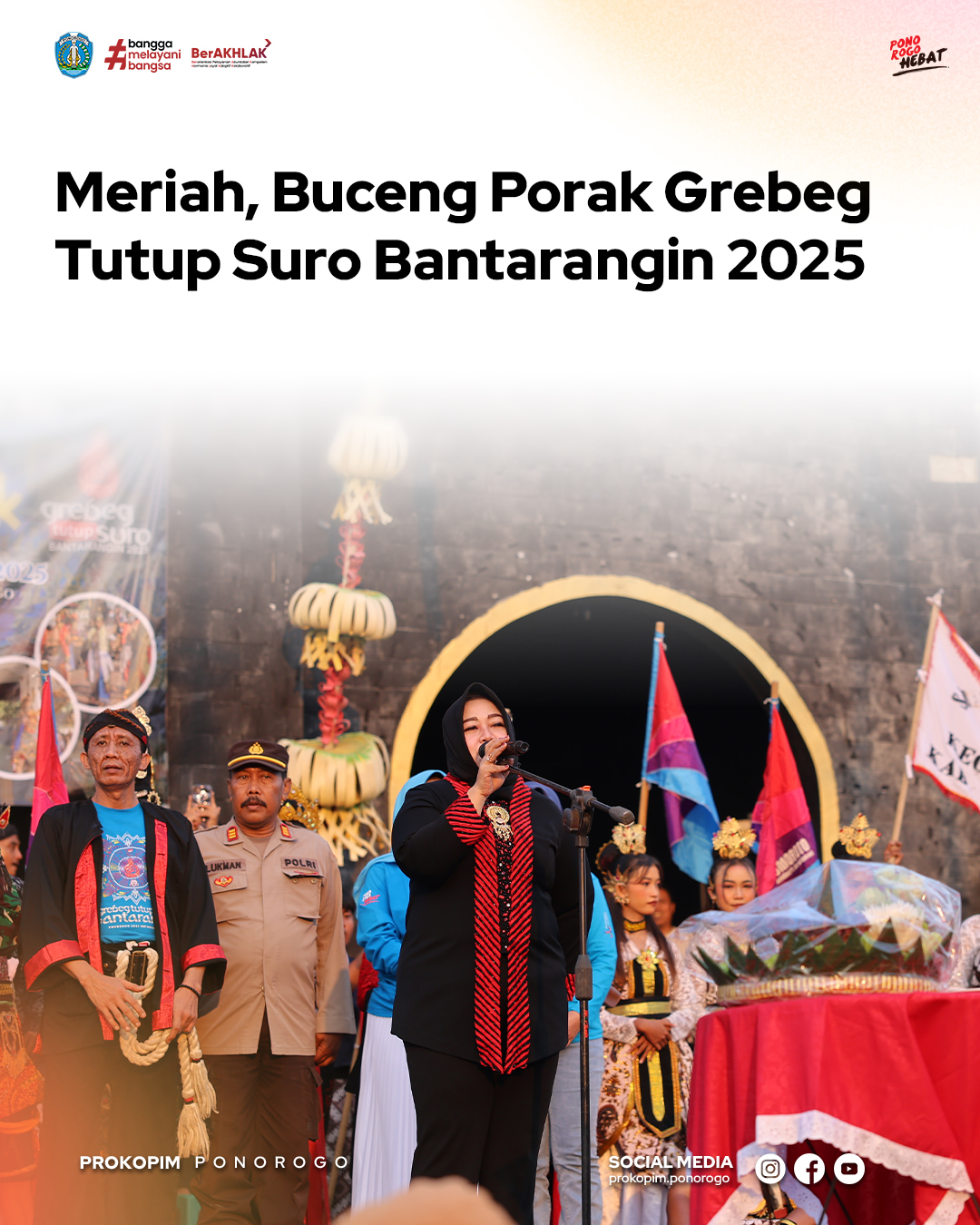 Meriahnya Grebeg Tutup Suro di Kota Kulon, Ponorogo