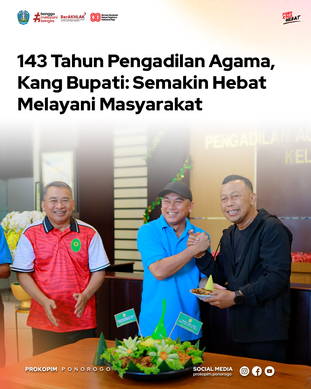Pengadilan Agama Berusia 143 Tahun dan Merayakannya dengan Jalan Sehat