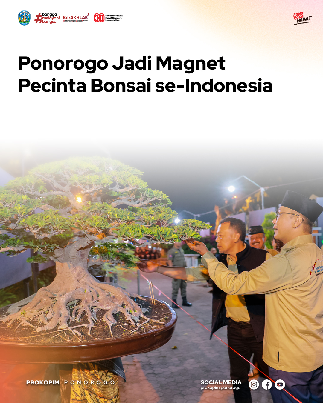 Festival Bonsai Nasional di Ponorogo Menjadi Ajang Koleksi Pohon Mini yang Menakjubkan