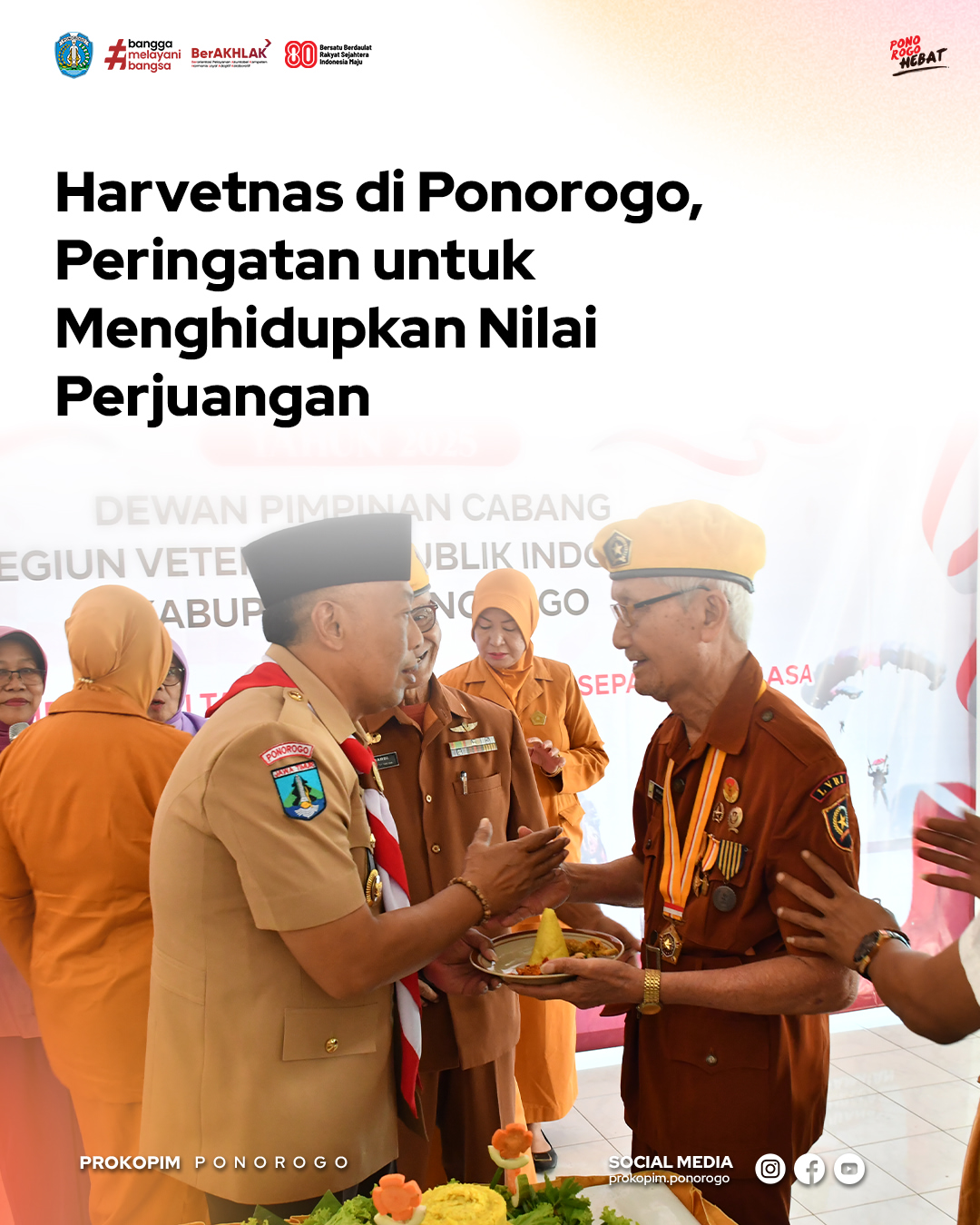 Semangat Kemerdekaan Mengalir Kuat di Ponorogo dan Inspirasi dari Peringatan Hari Veteran Nasional