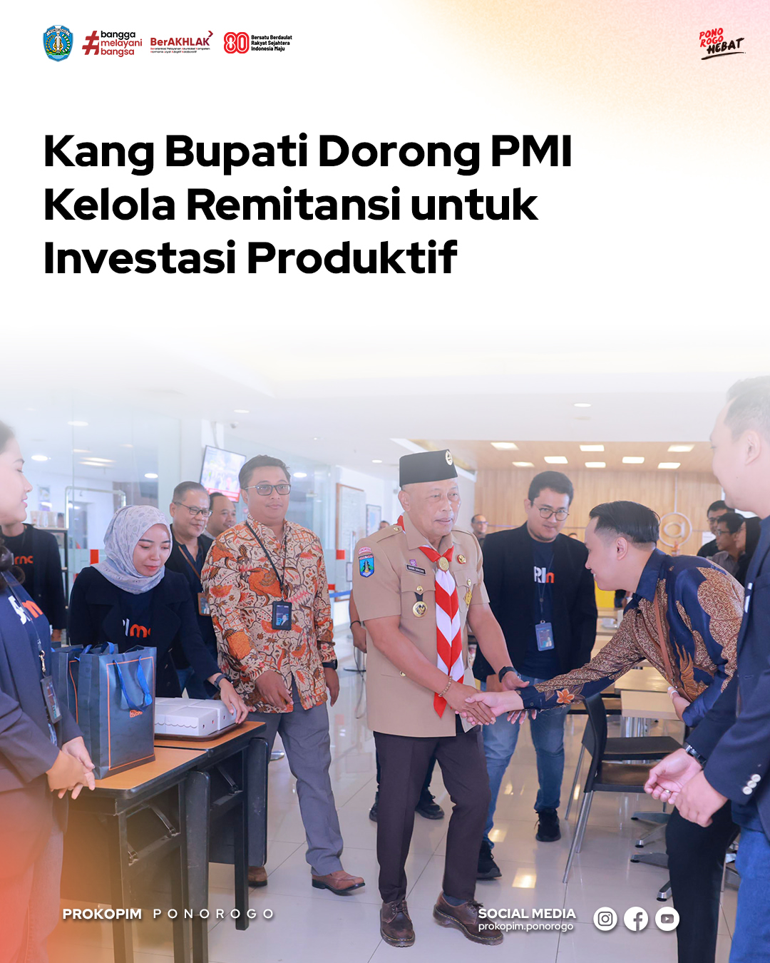 Petugas dan Pemkab Ajak Pekerja Migran Indonesia Untuk Lebih Produktif dan Mandiri