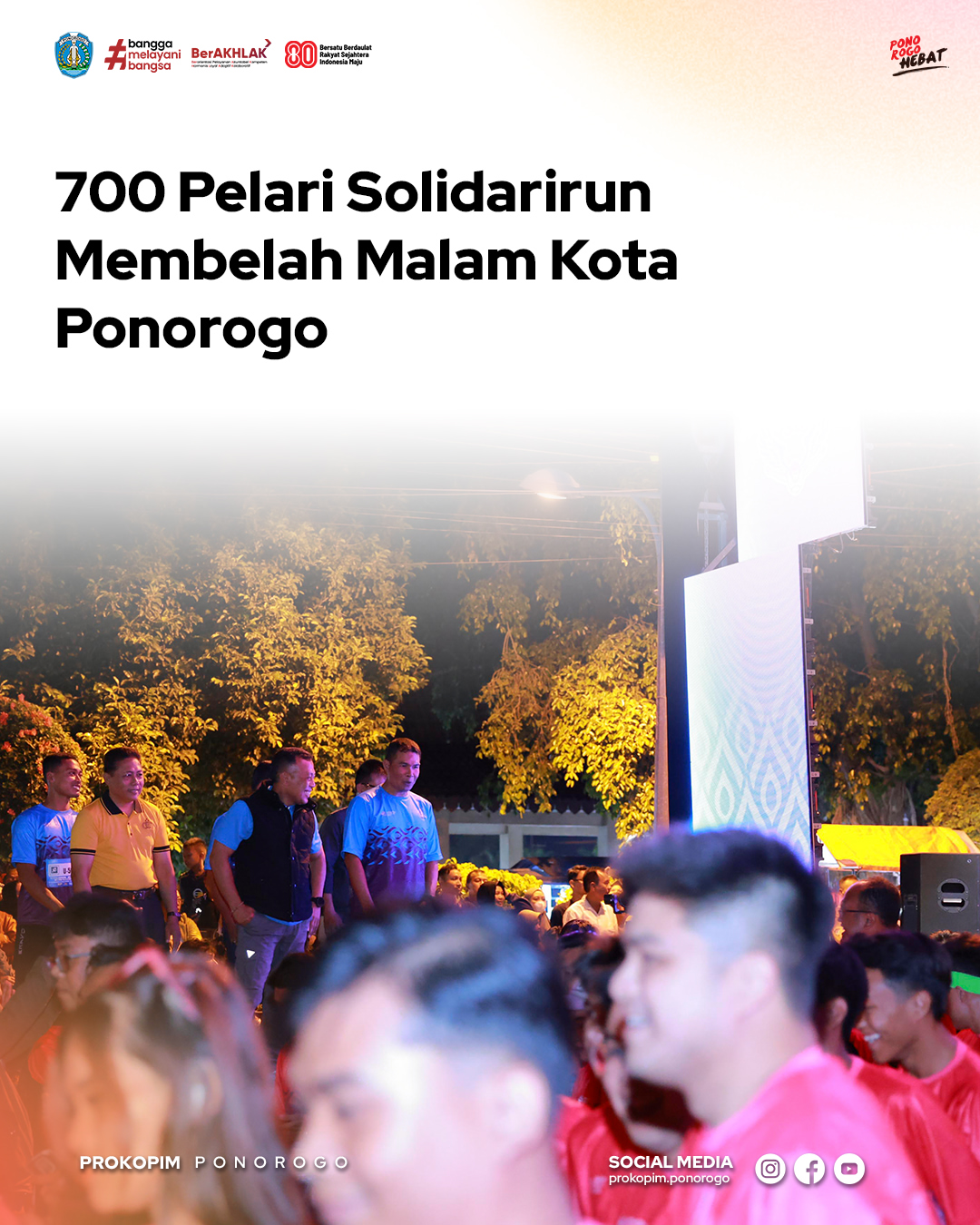 Event Lari "Solidarirun" di Ponorogo Meriahkan Hari Olahraga Nasional 2025