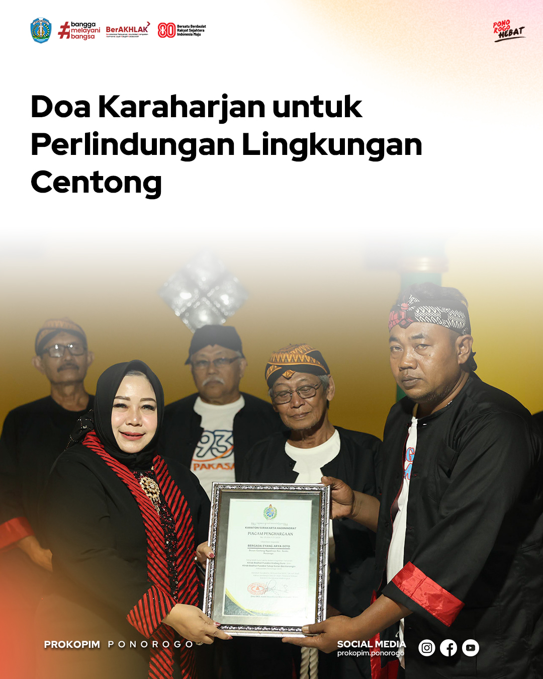 Masyarakat Dukuh Centong Gelar Doa Kharaharian untuk Keamanan dan Kedamaian