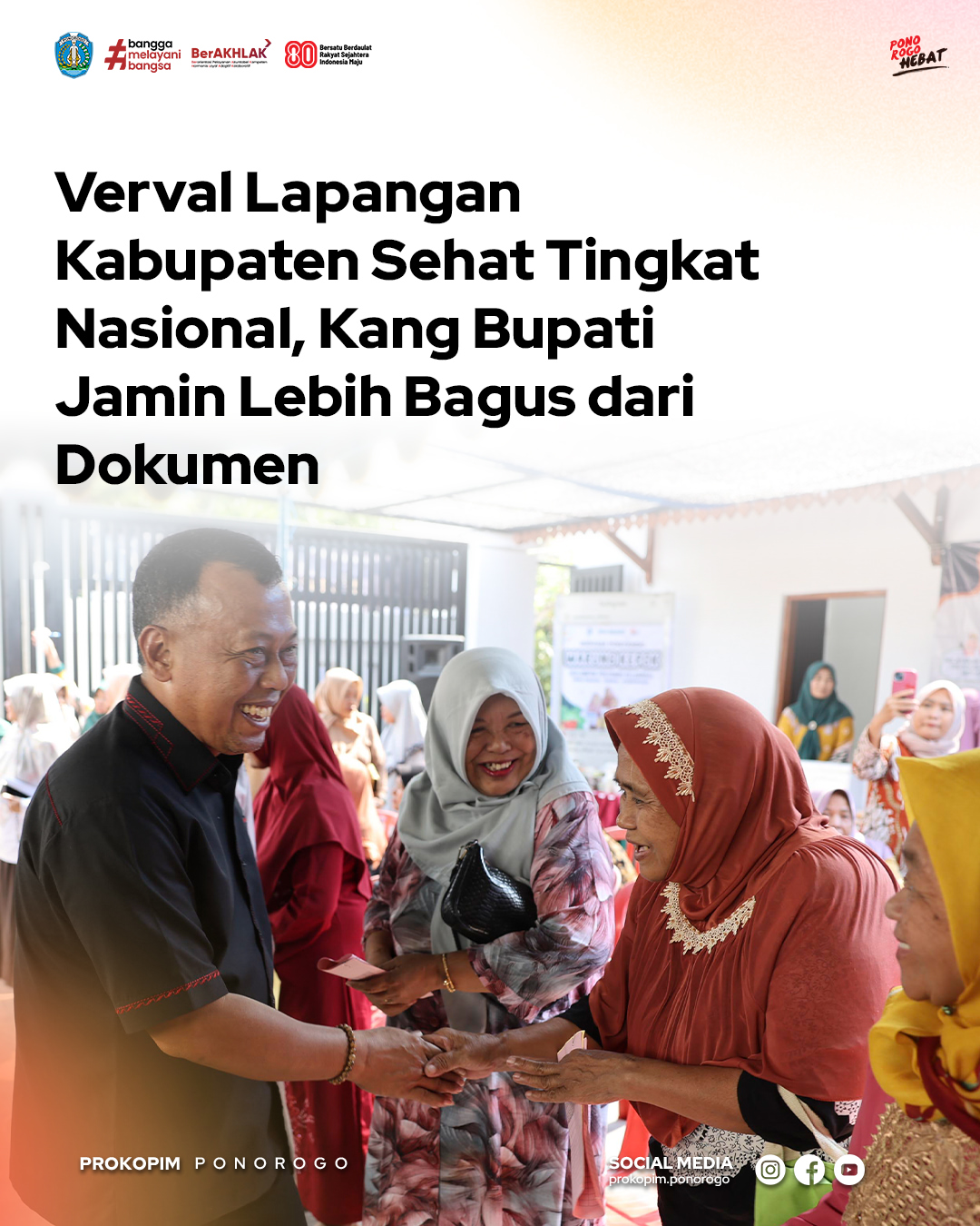 Ponorogo Siap Raih Predikat Swasti Saba Wistara Sebagai Kabupaten Sehat